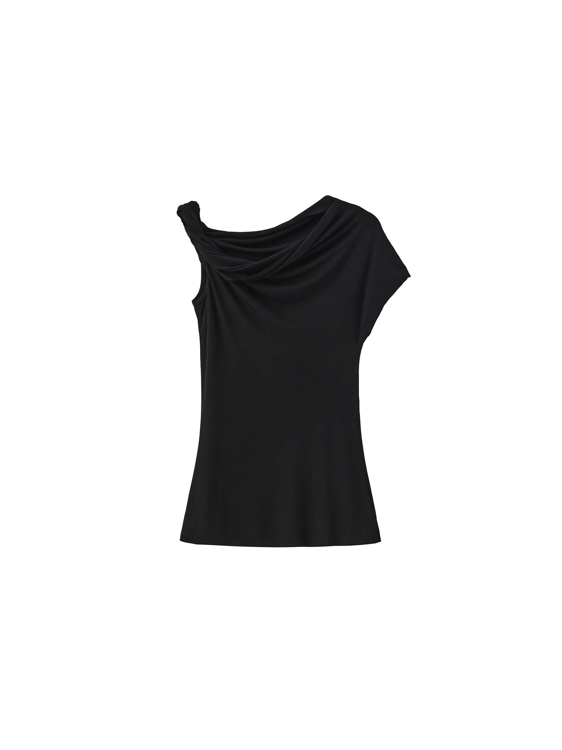 Slim-Fit One-Shoulder T-Shirt-18