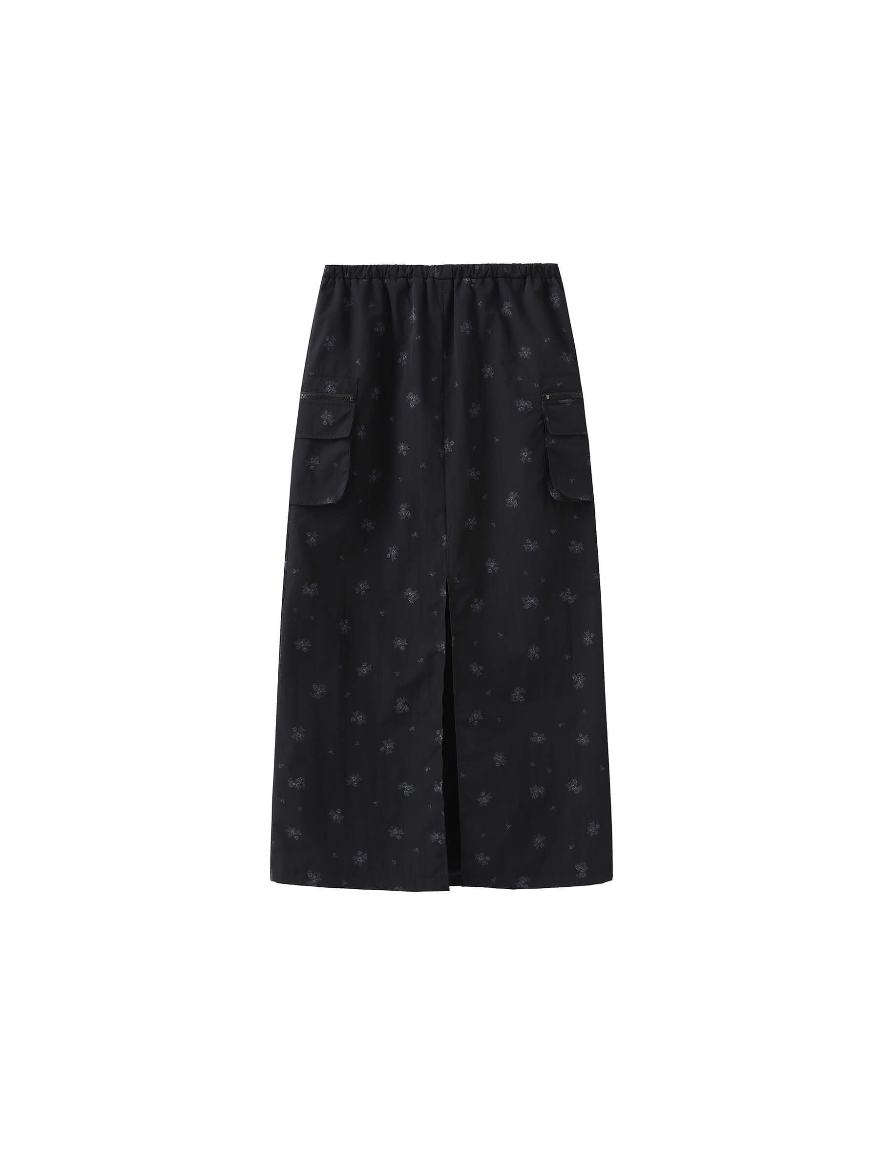 A-line Floral Skirt-16