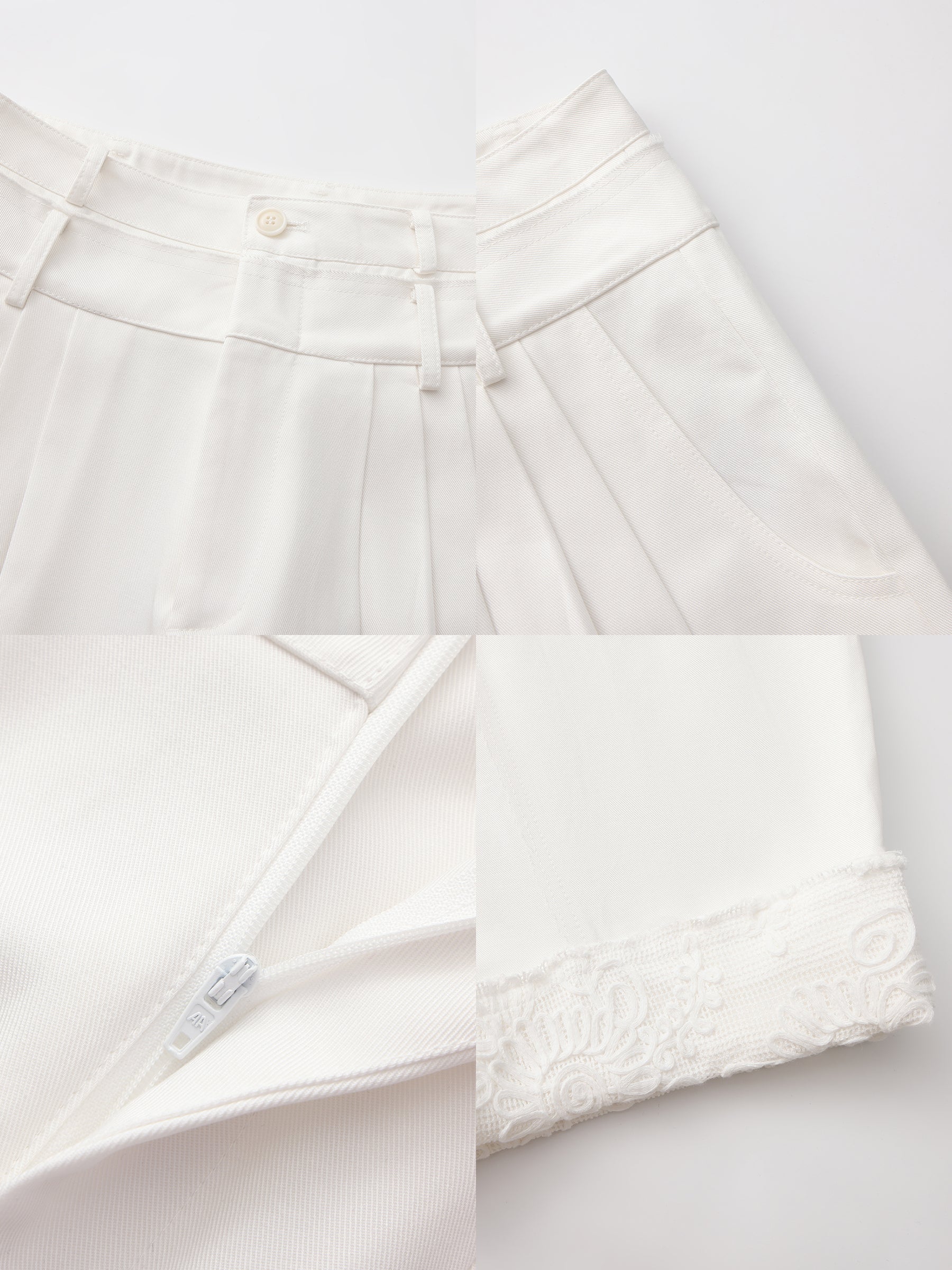 CUBIC Embroidery Casual Pants-16