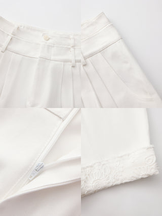 CUBIC Embroidery Casual Pants