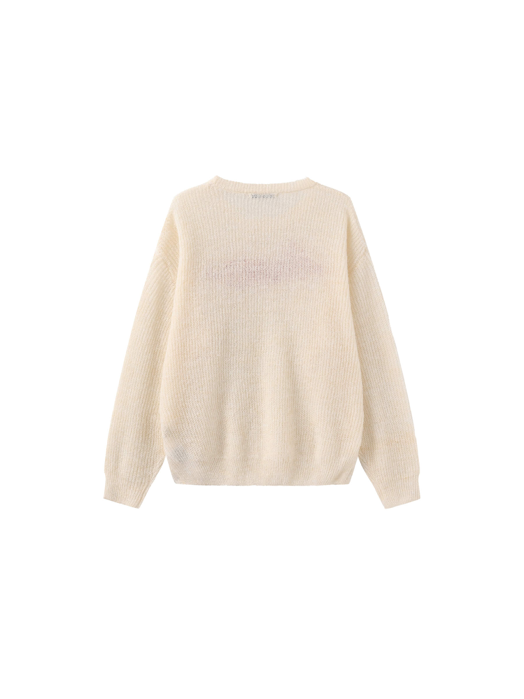 "CUBIC" Embroidered Crewneck Sweater-16
