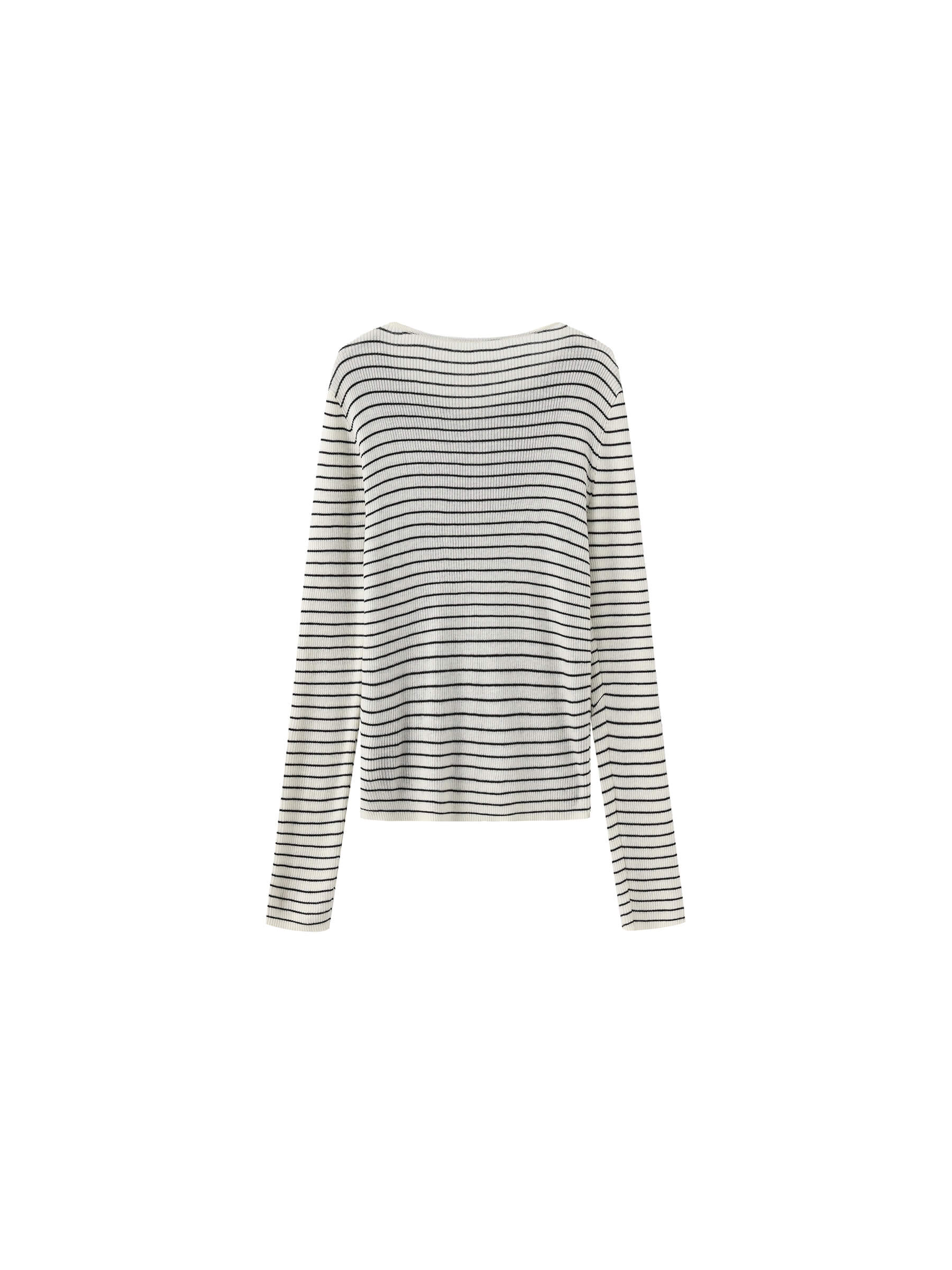 Slim-Fit Long Sleeve Layered Knit Cardigan-18