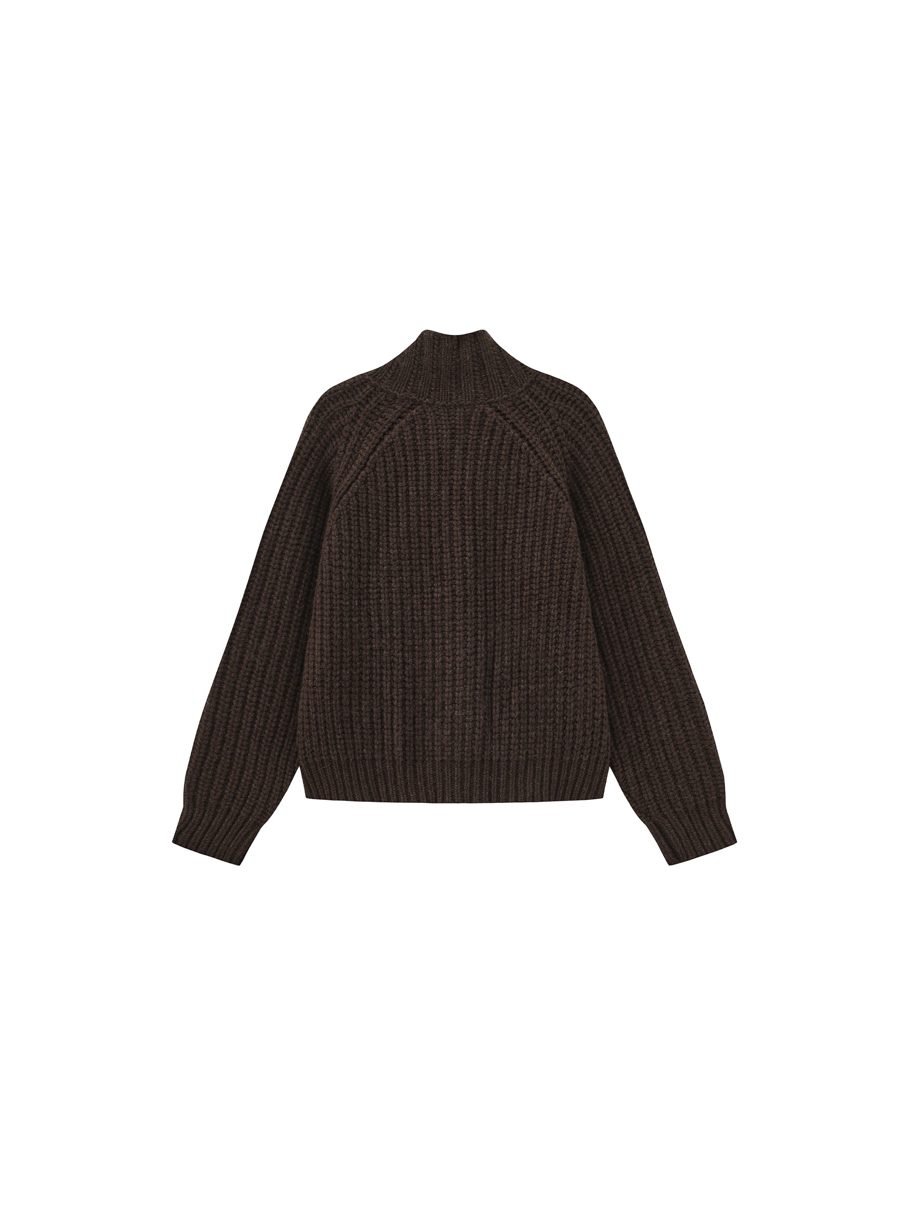 100% Wool Convertible Collar Short Cardigan Coat-16