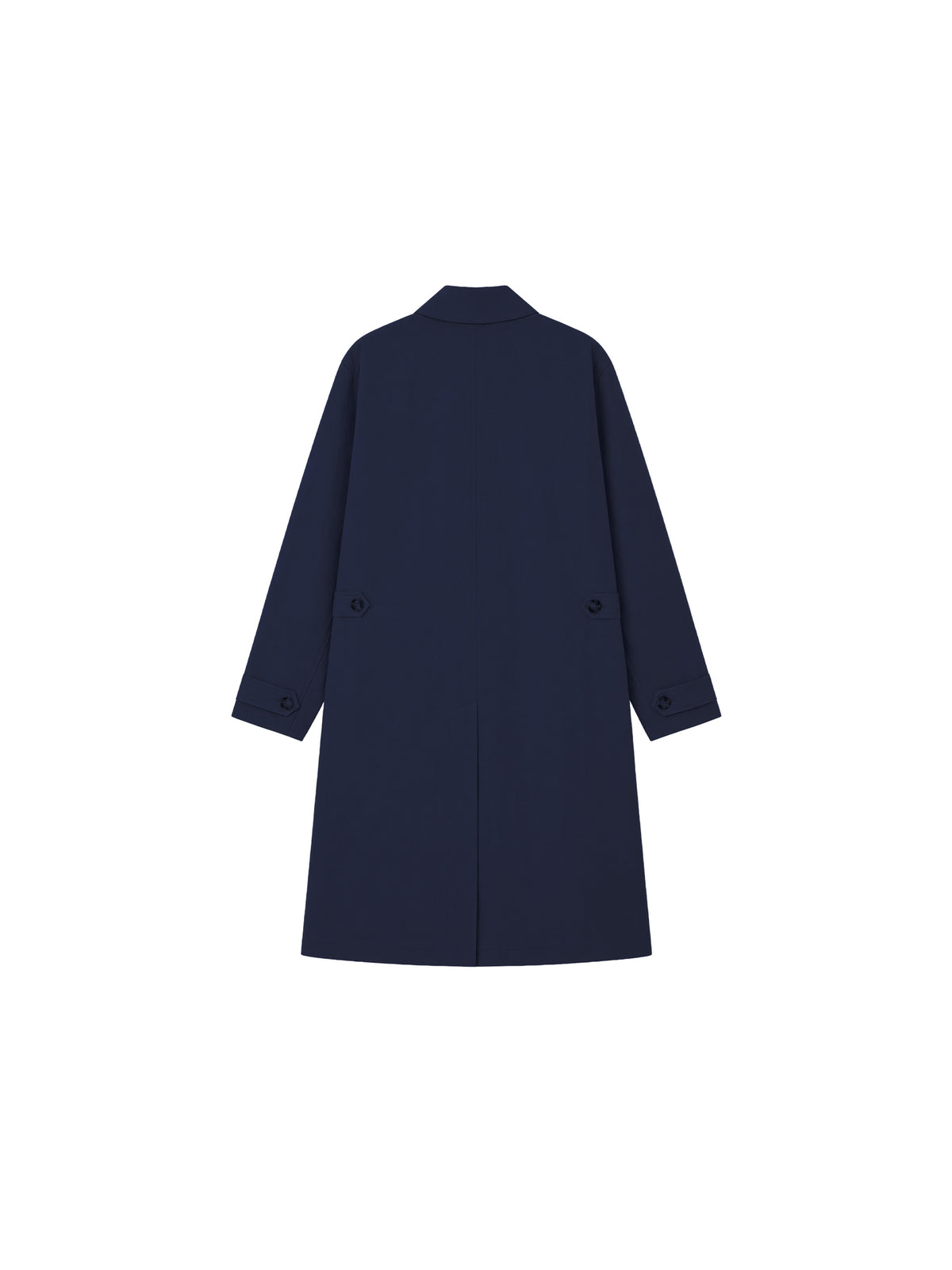 CUBIC Relaxed Point Collar Trench Coat-16