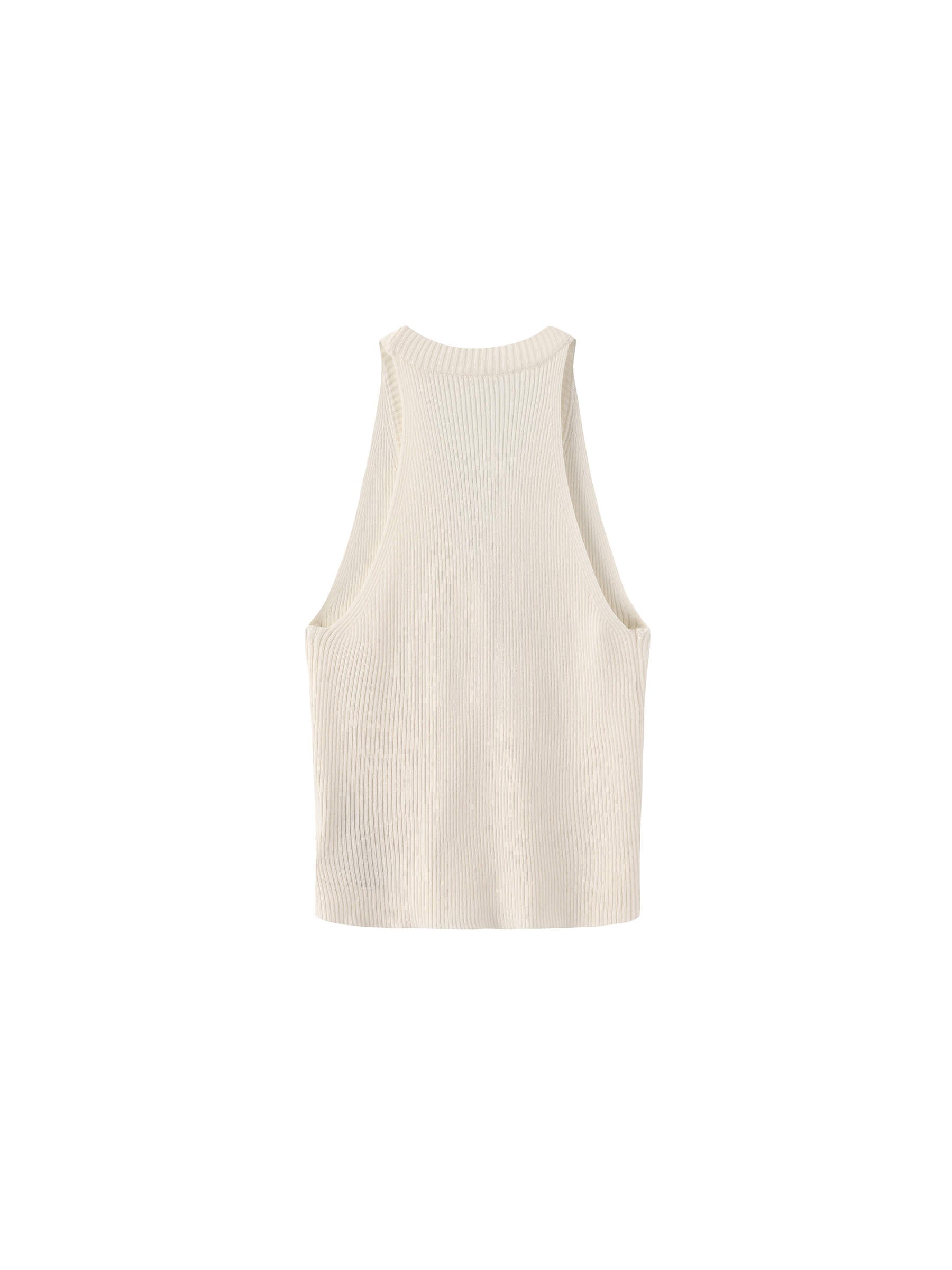 Halter Neck Off-Shoulder Cardigan Vest-18