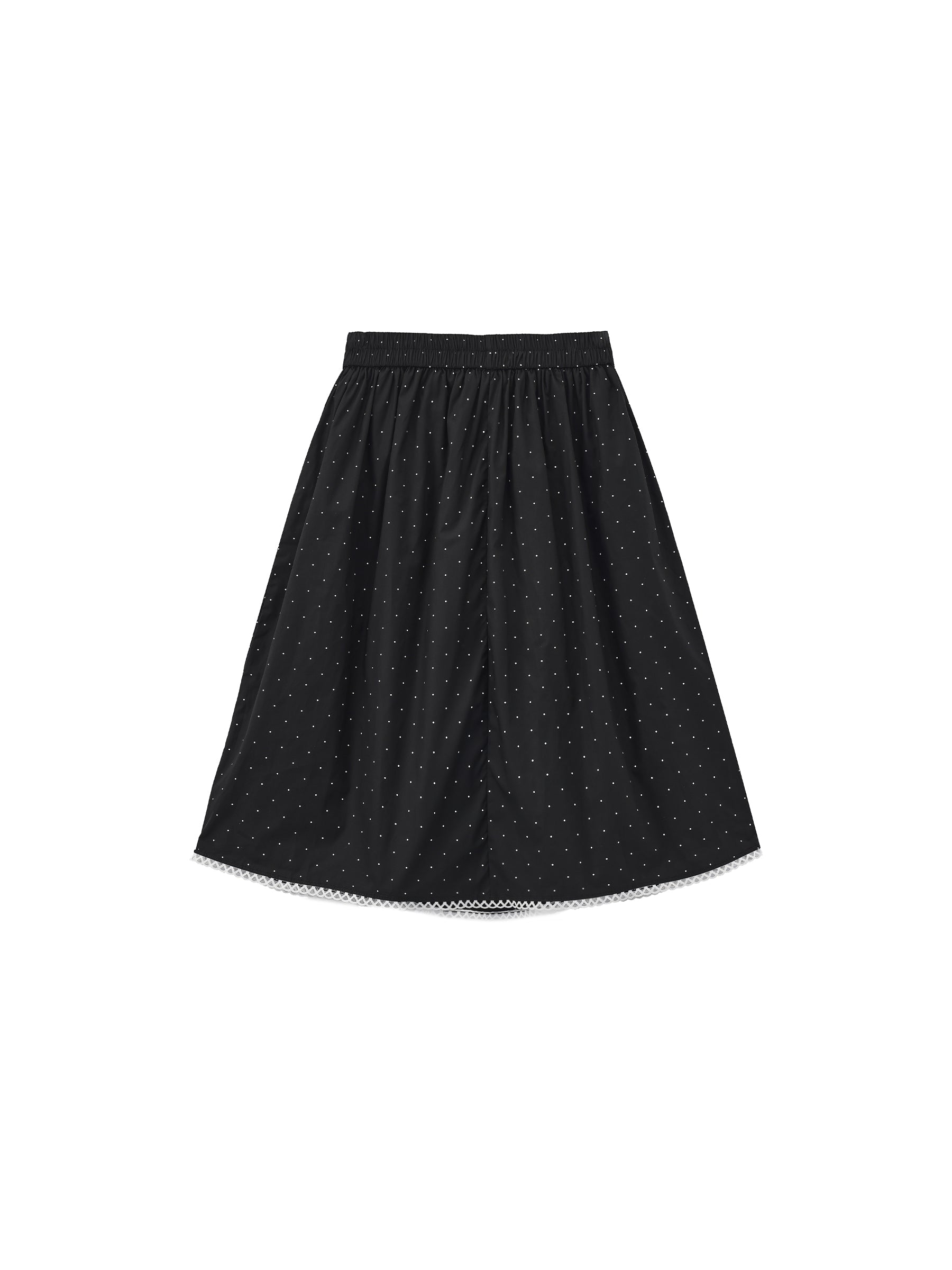 CUBIC Chic Polka Dot Lace Trim Skirt(Pre order: 7 days)-16