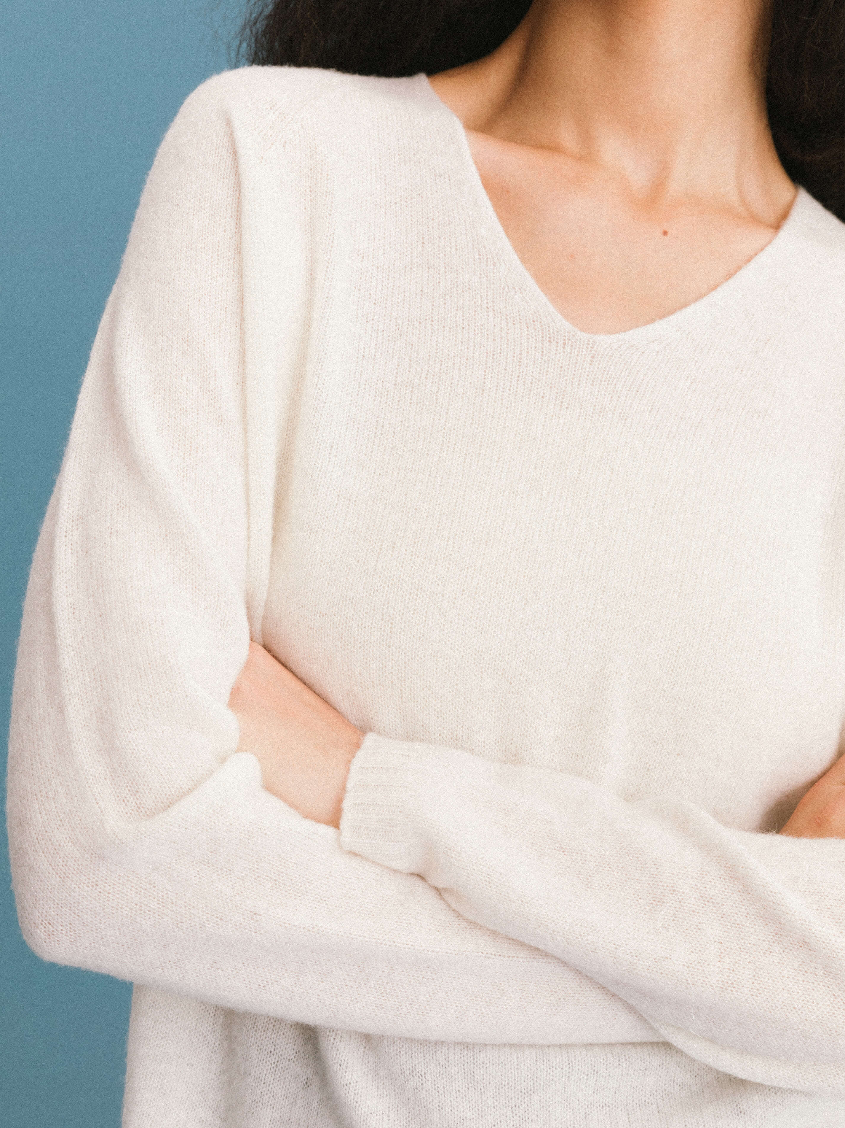 ONE BY CUBIC Boxy 100% Sheep Wool Knitwear Jumper-16