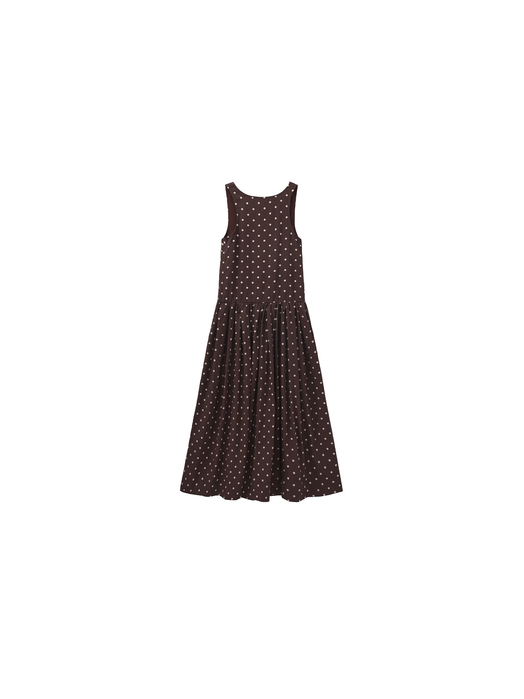 CUBIC Lyocell Solid Color Long Dress-16