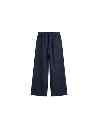 CUBIC Lyocell Linen Wide-Leg Pants