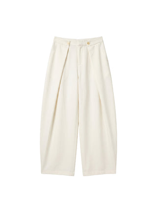 CUBIC Draped Wide Leg Trousers