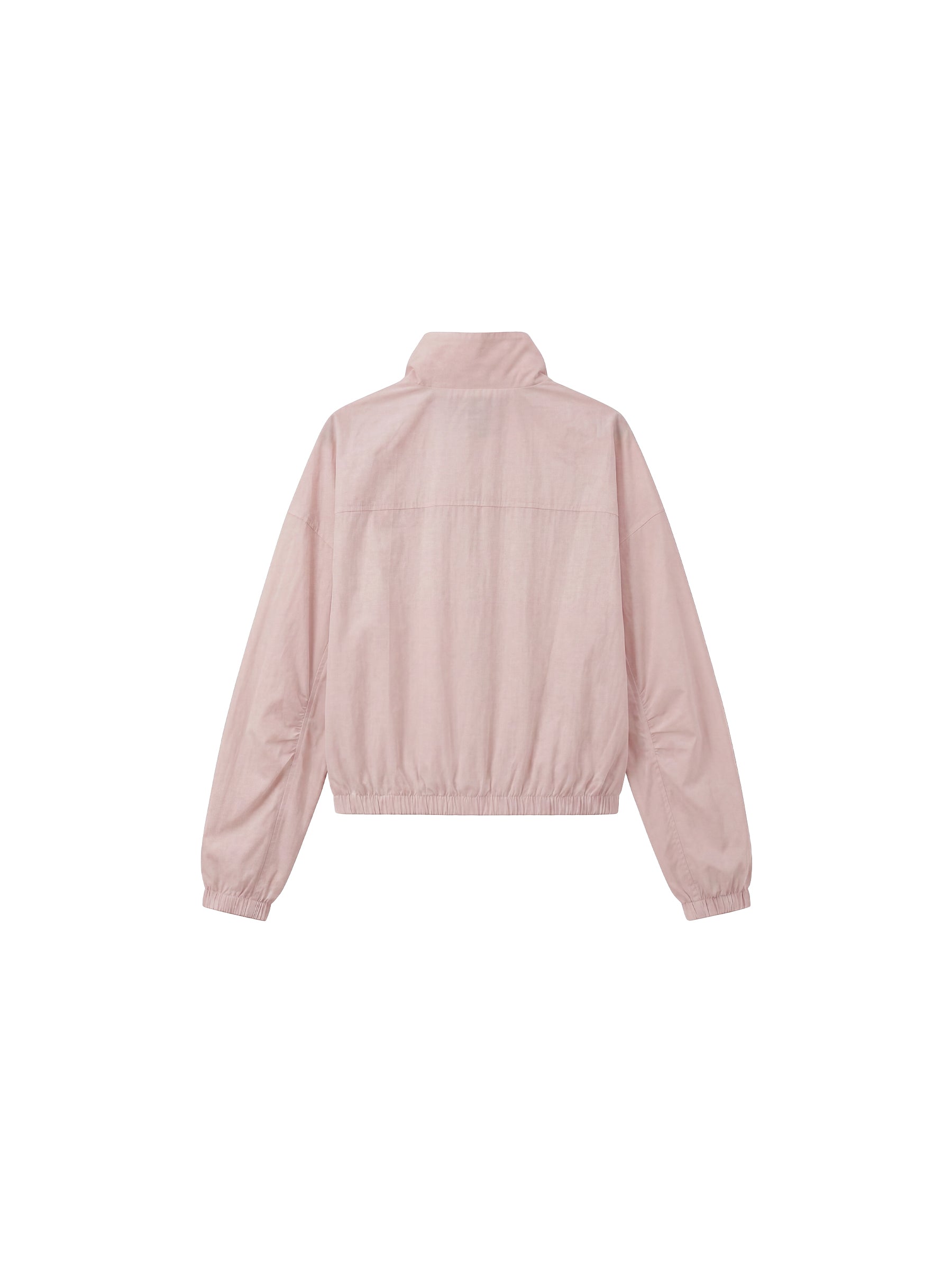 CUBIC Nylon Drawstring Collar Sheer Windbreaker Jacket-16