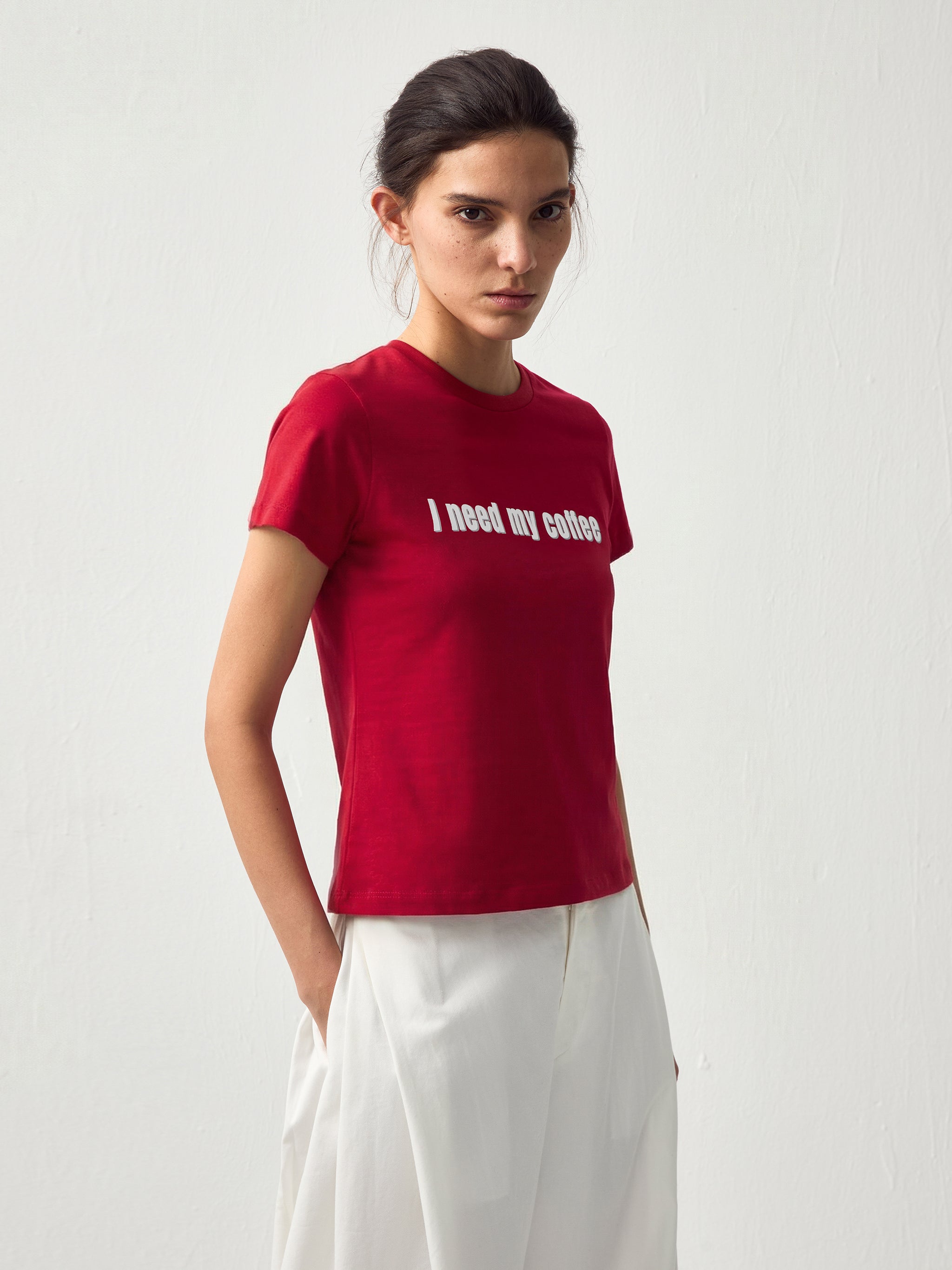 CUBIC 'I need my coffee' T-Shirt-16
