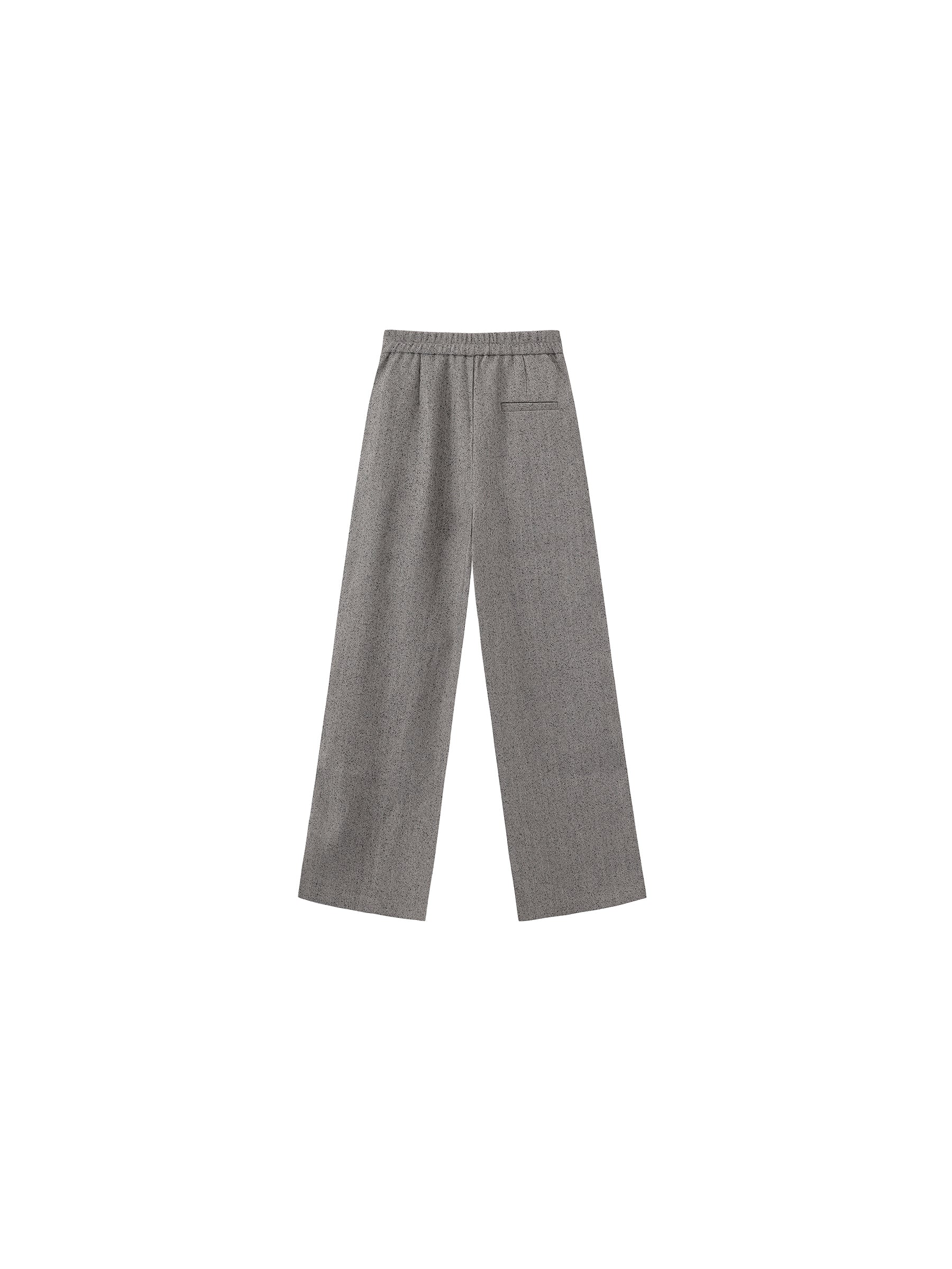Draped Pleated Wide-Leg Pants-16
