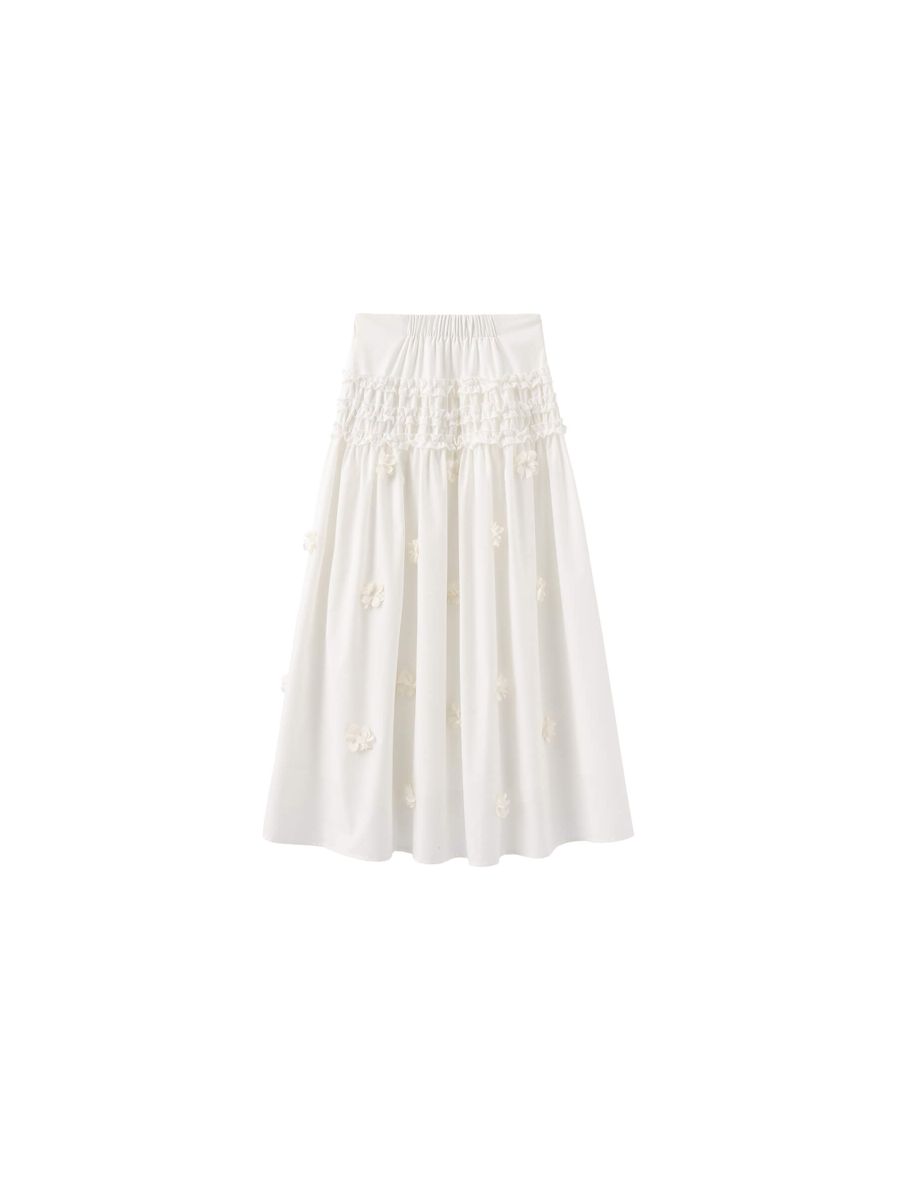 3D Floral Maxi Skirt-18