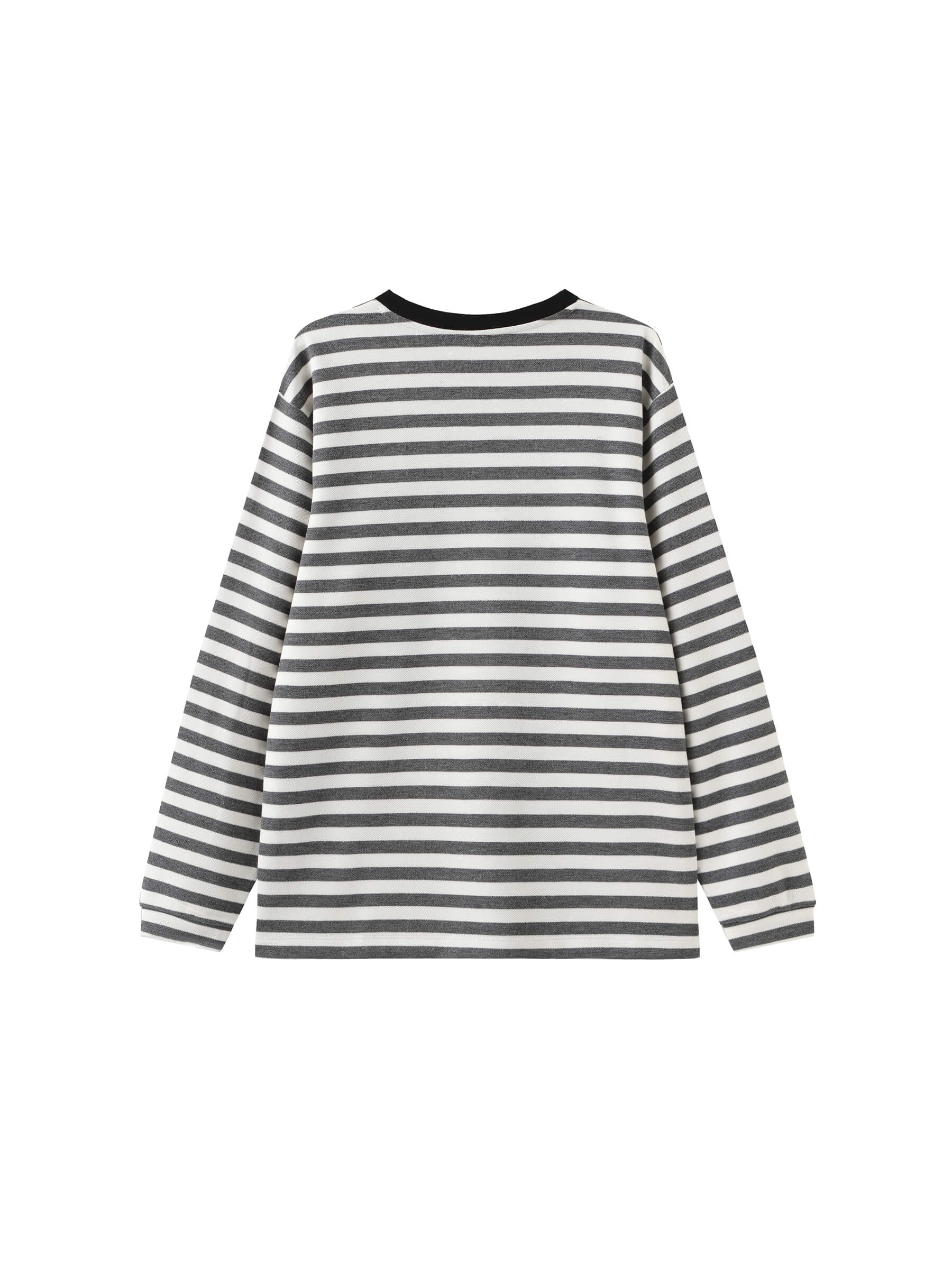 Oversized Striped Long Sleeve Top-16