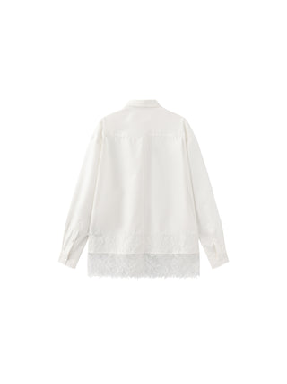 Lace Panel Shirt