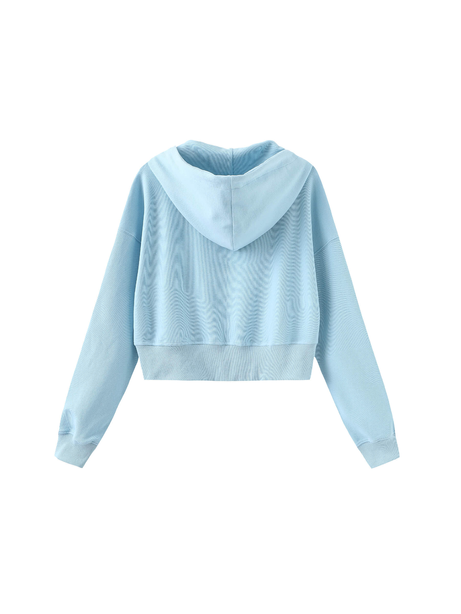 V-Neck Zip Up Hoodie-18