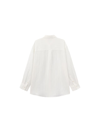 CUBIC Ramie Lightweight Long-Sleeved Shirt