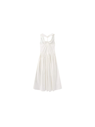 100% Cotton Halter Neck Cowl Dress