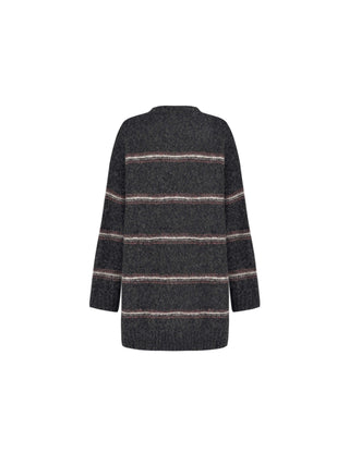 Striped Long Oversized Sweater