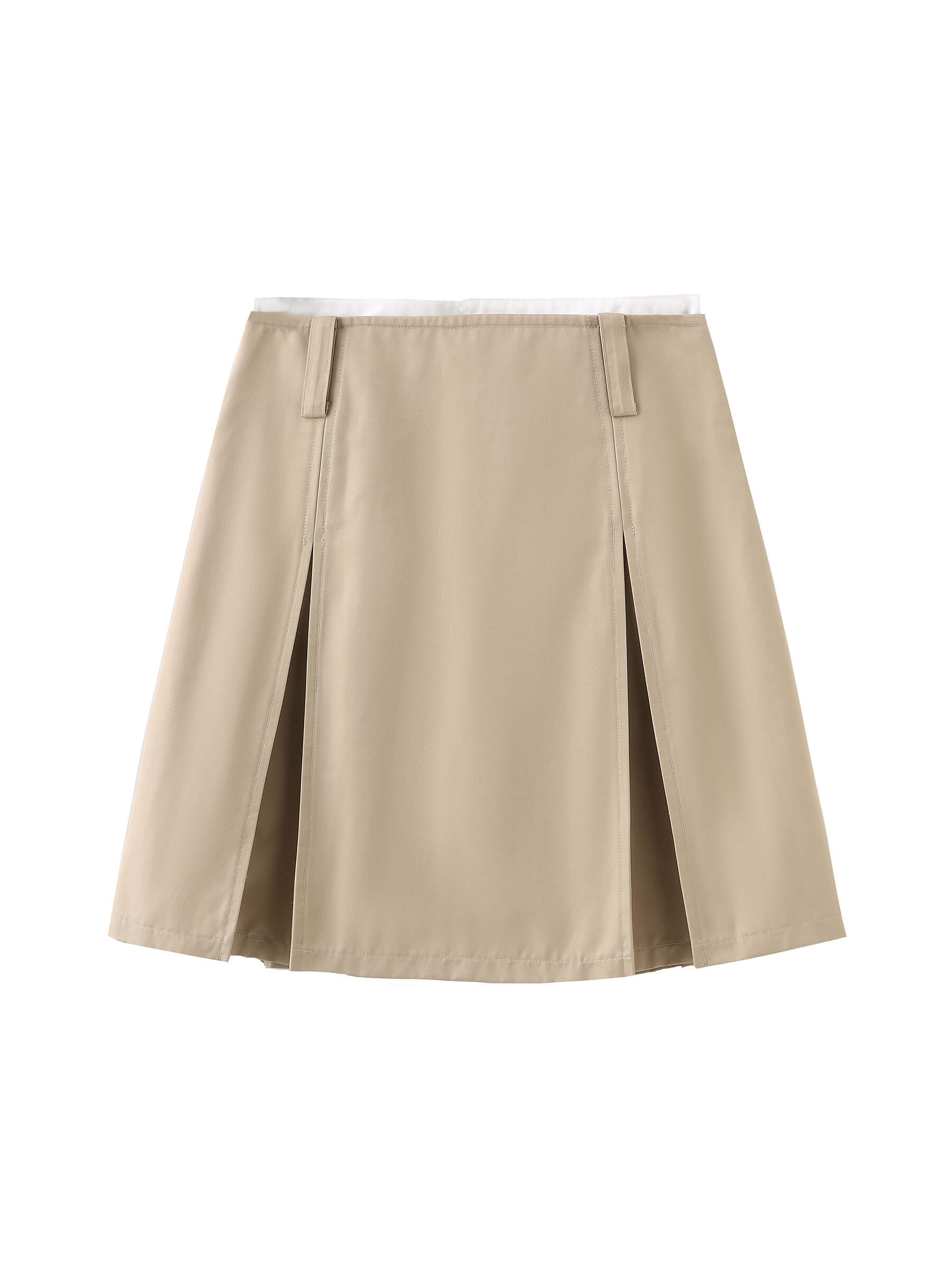 Pleated Short Skirt-17