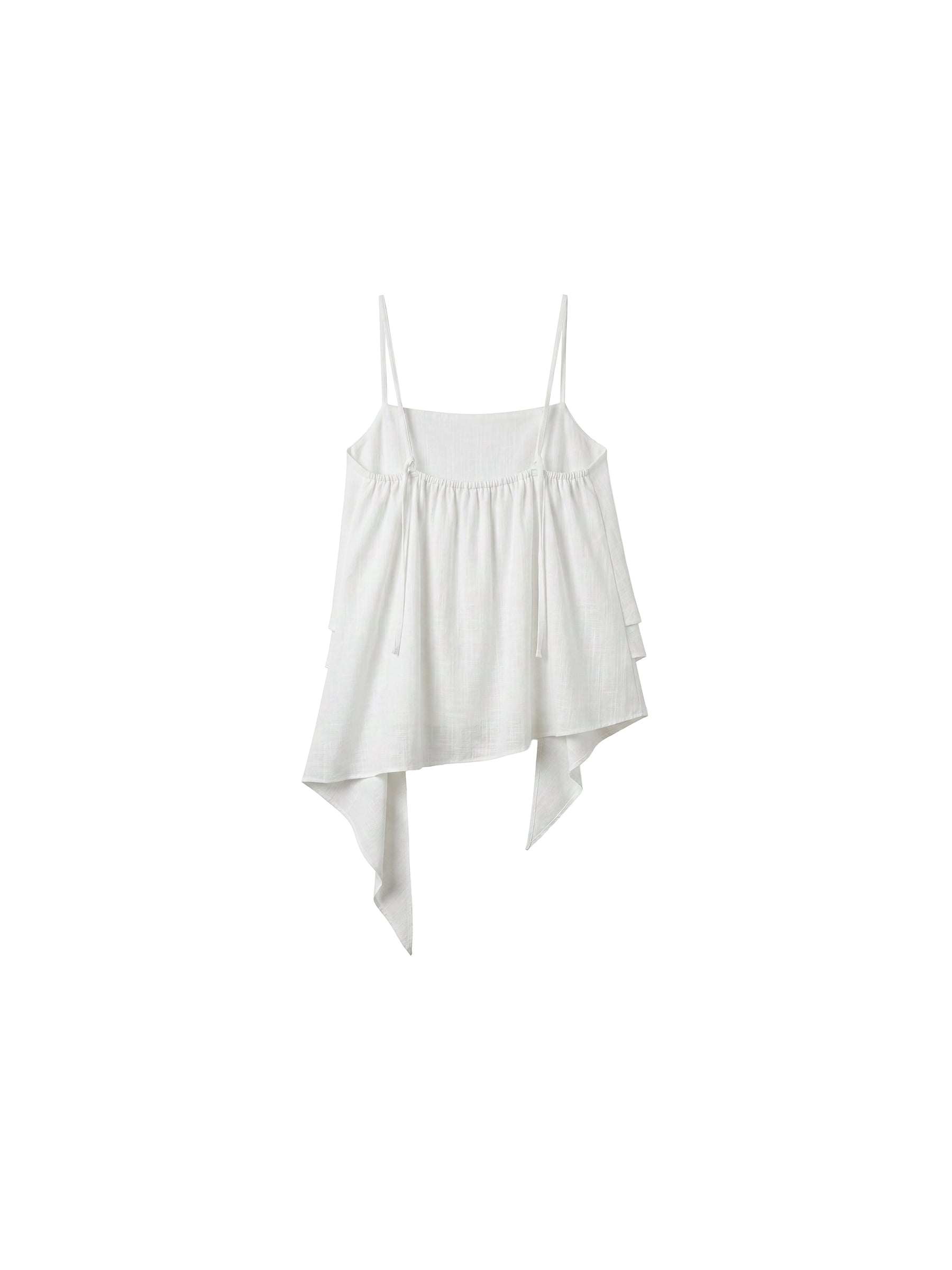 CUBIC Lyocell Asymmetrical Striped Camisole-16