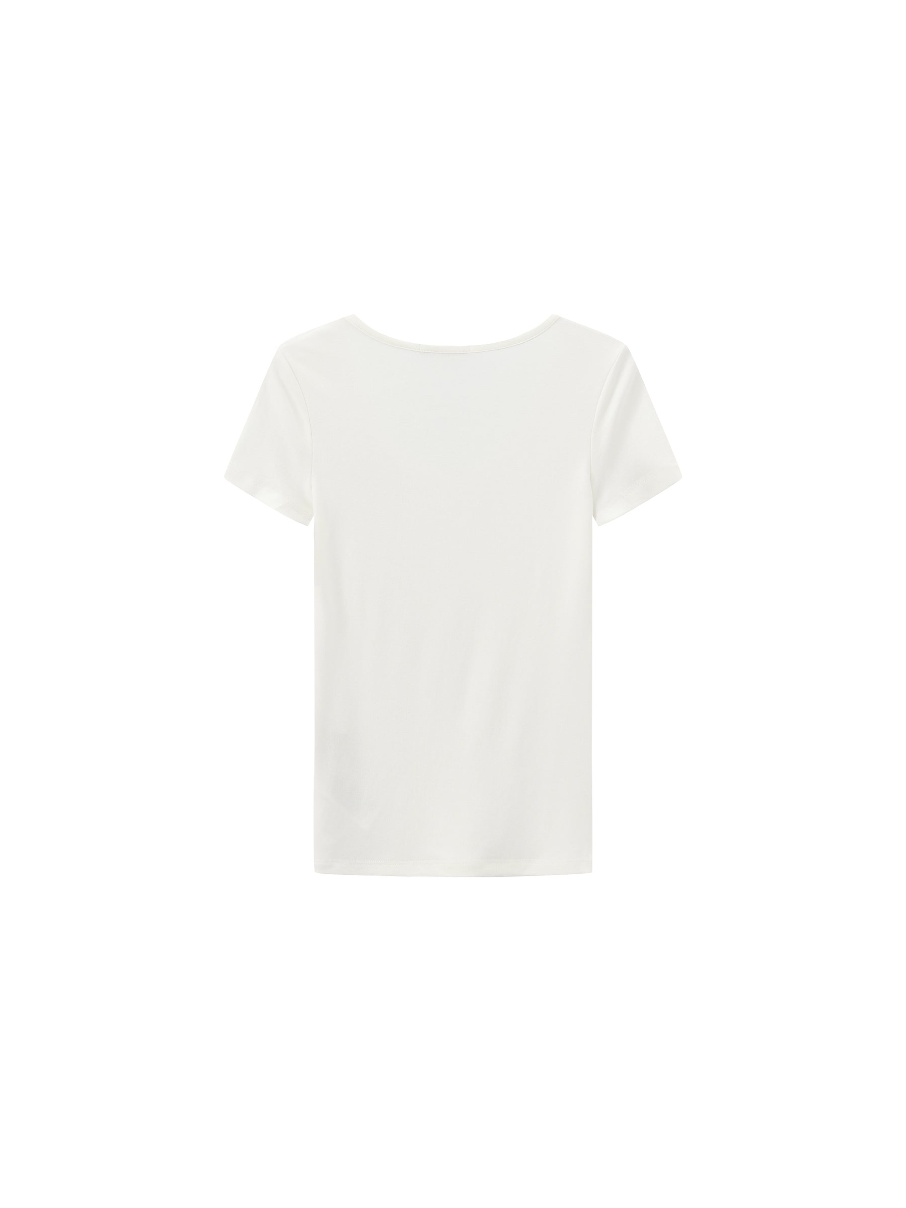 CUBIC Modal Long Slim Fit Crew Neck T-Shirt-16