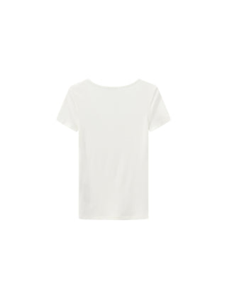 CUBIC Modal Long Slim Fit Crew Neck T-Shirt
