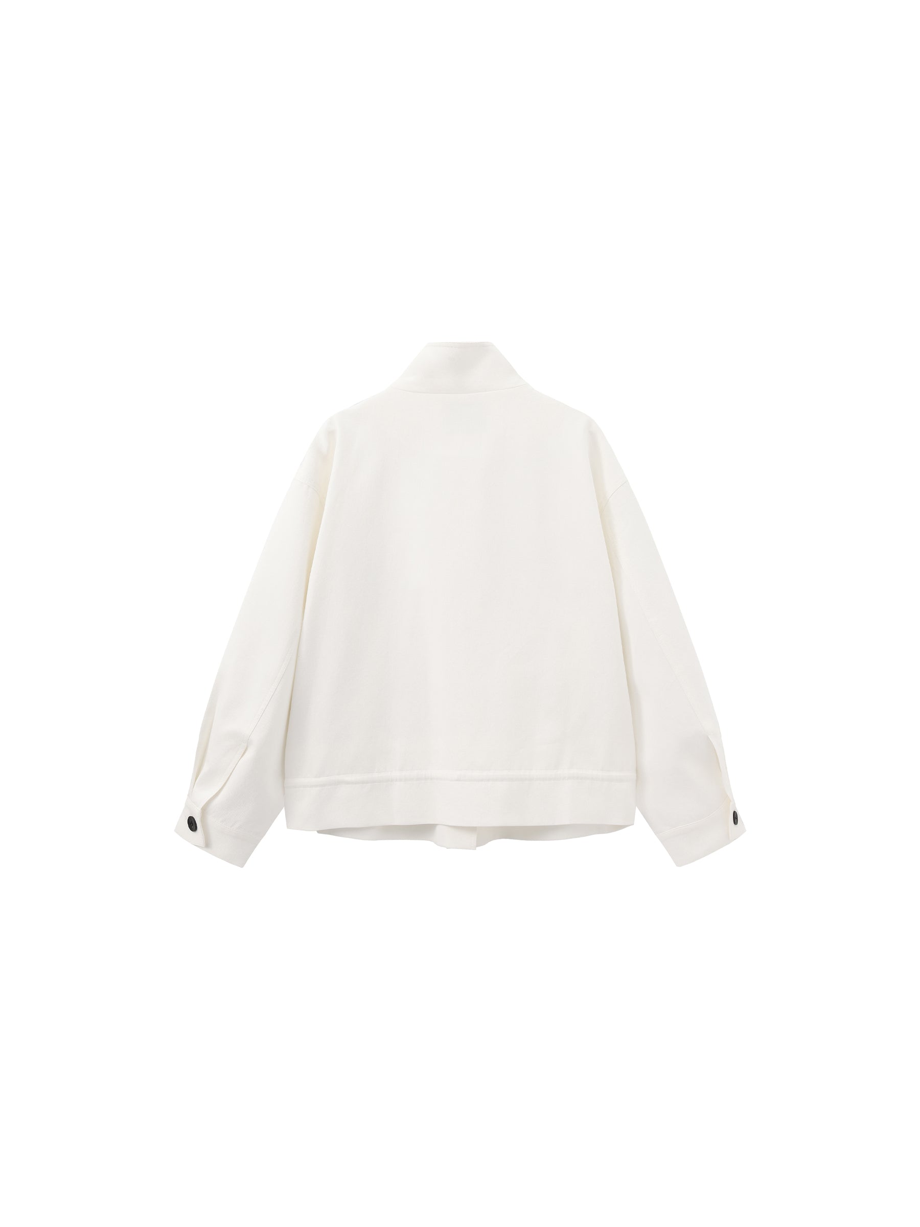 CUBIC Lyocell Drawstring Short Trench Coat-16