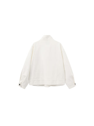 CUBIC Lyocell Drawstring Short Trench Coat