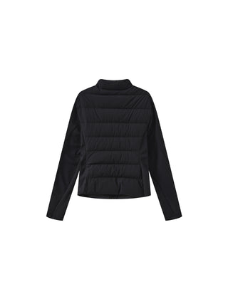 Slim-Fit Panelled Lightweight Down Jacket
