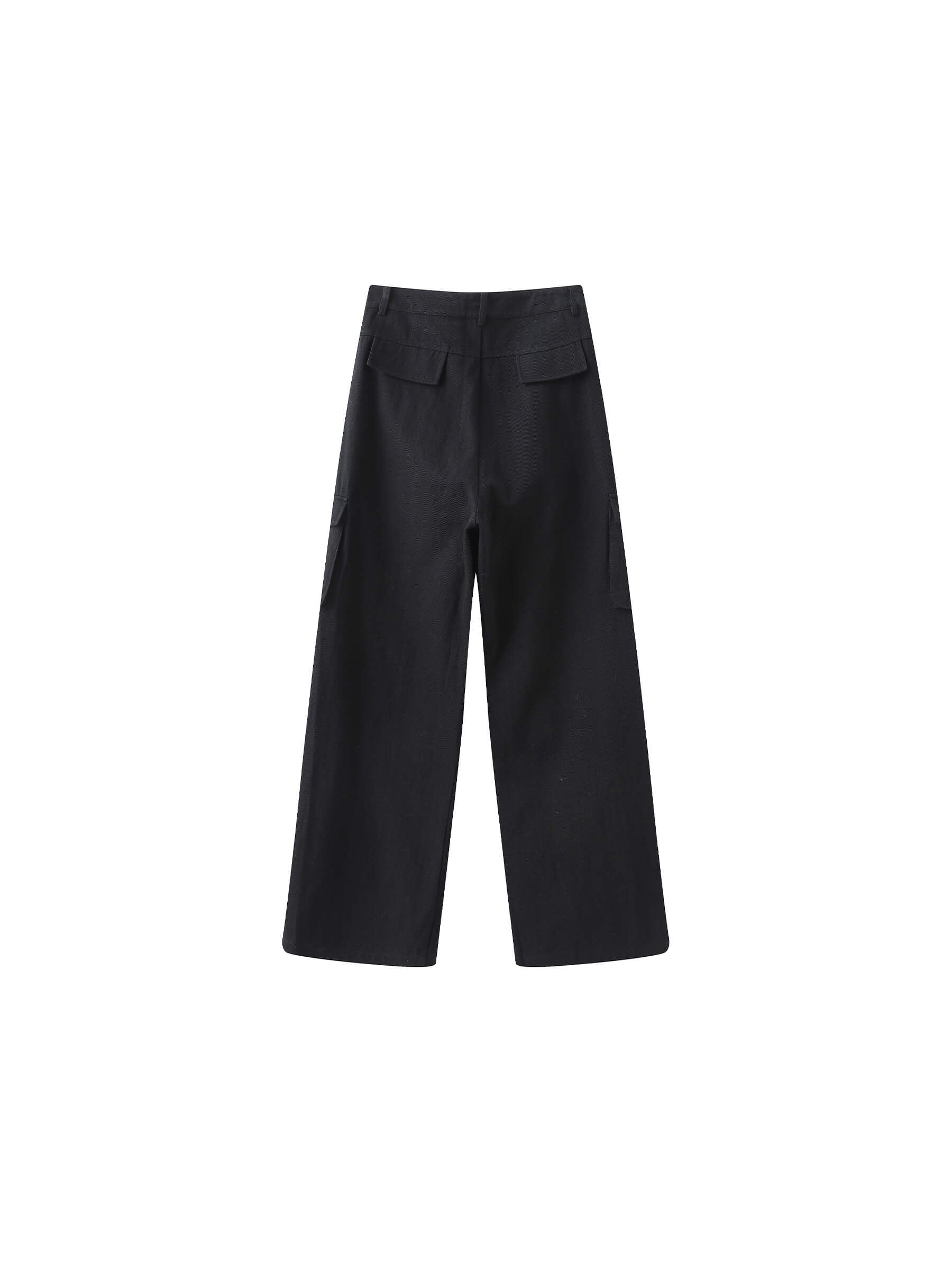 Pure Cotton Twill Cargo Trousers-17