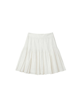 CUBIC Acetate Pleated Umbrella Skirt