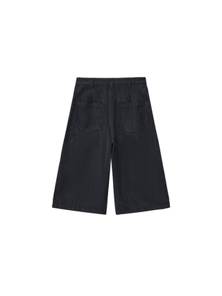 CUBIC Classic Straight Leg Casual Mid-Length Pants