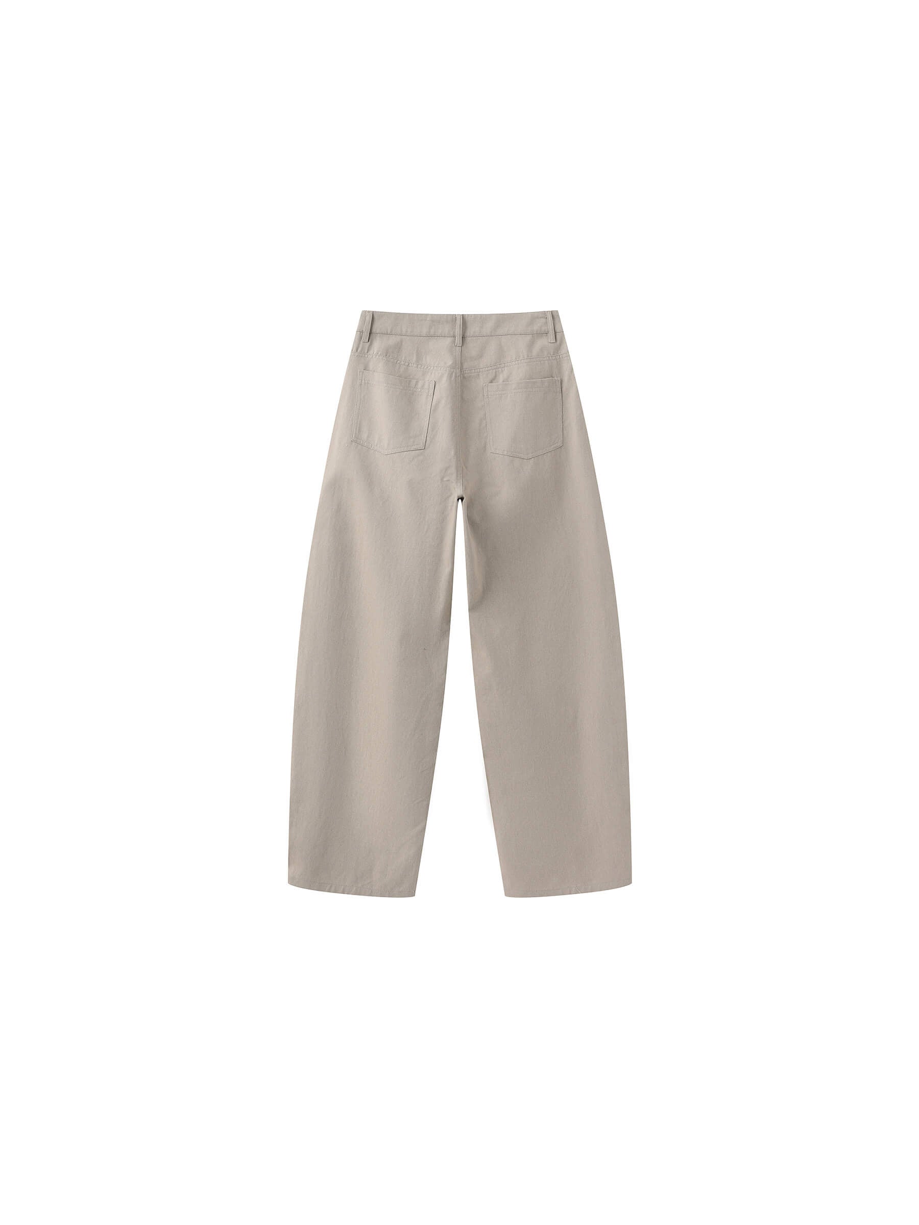 100% Cotton Draped Oversized Wide-Leg Casual Pants-14