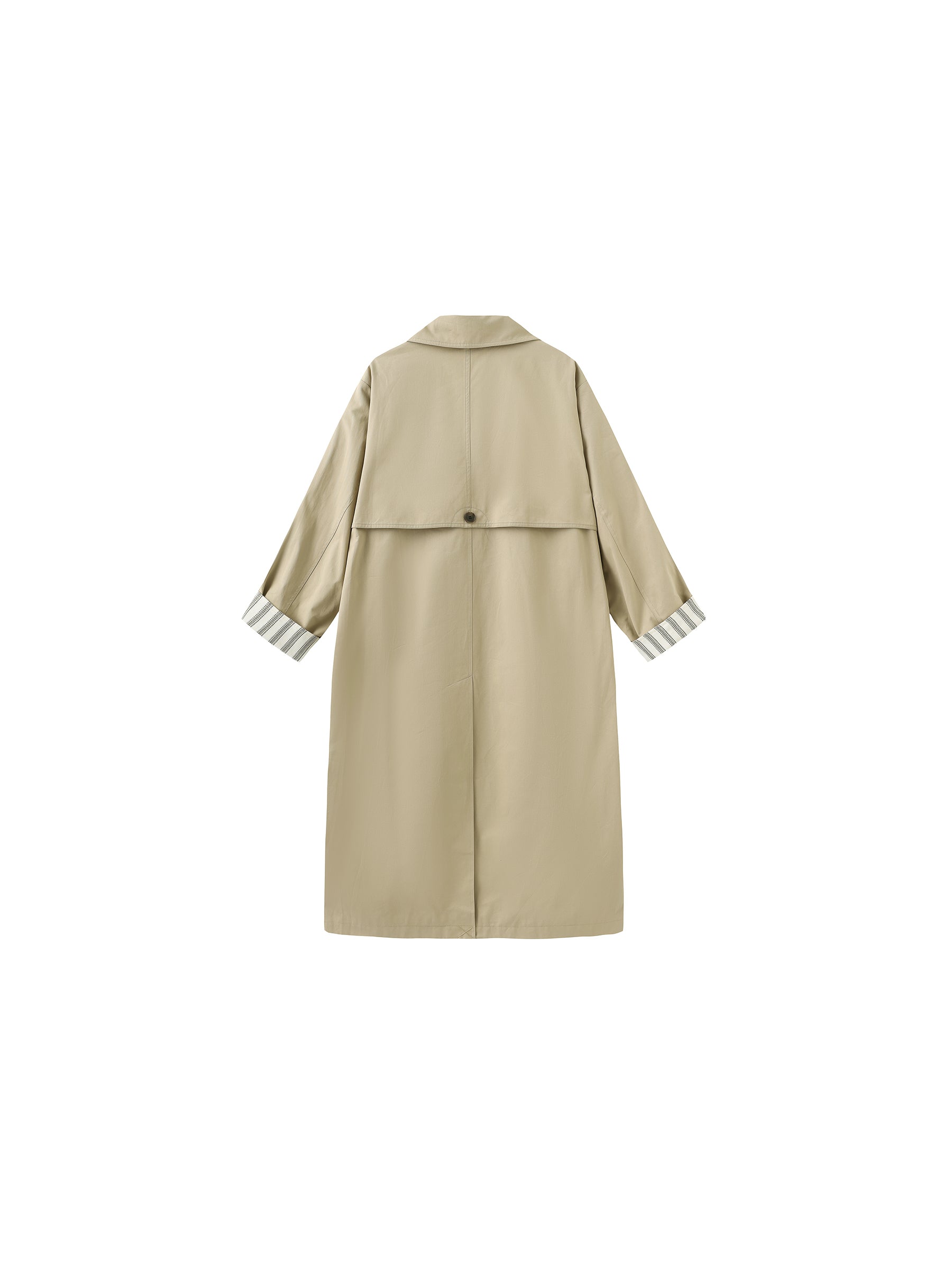 Macintosh Trench Coat with Striped Lining-16