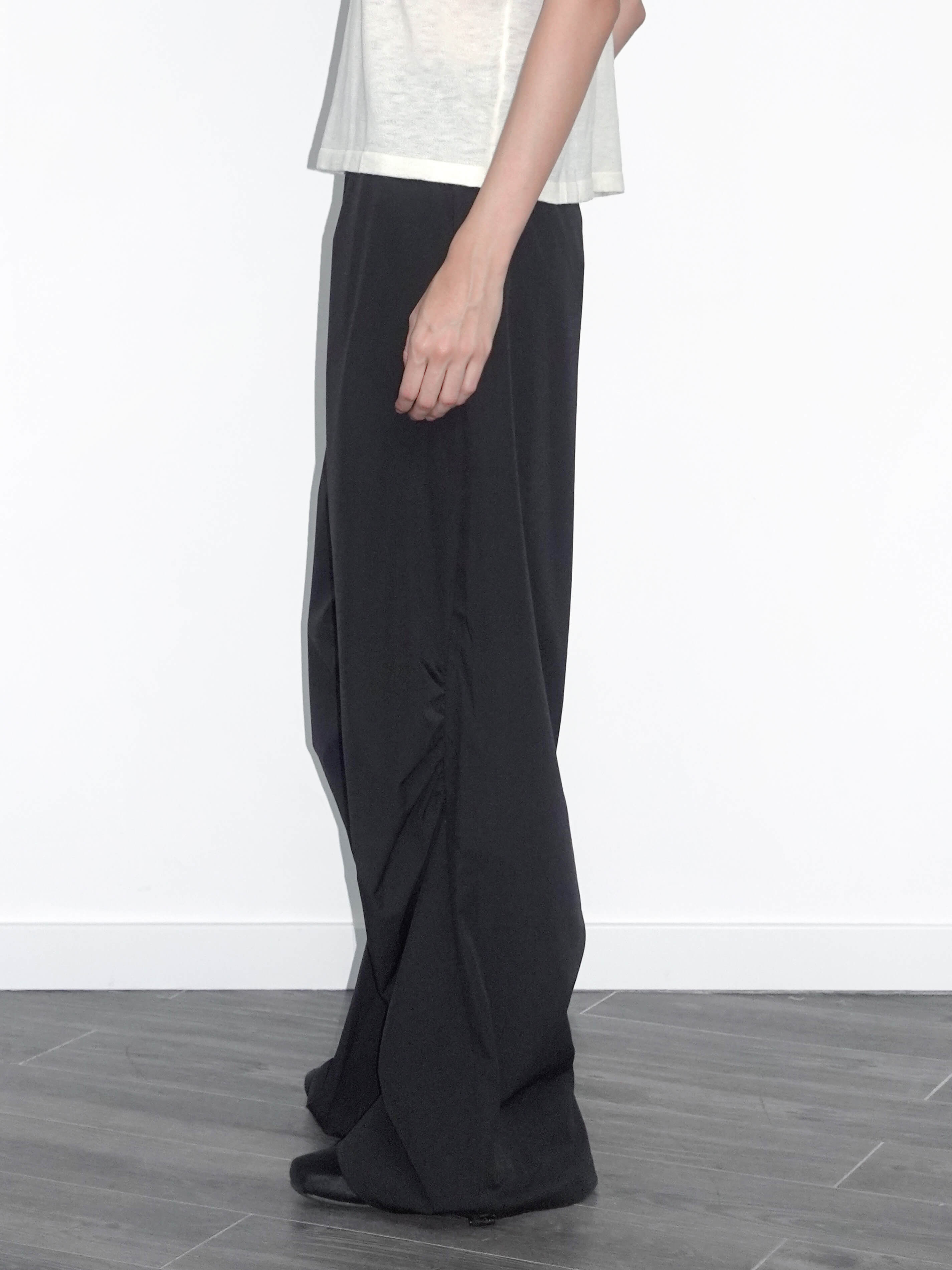 Loose Parachute Trousers with Elastic Waist-18
