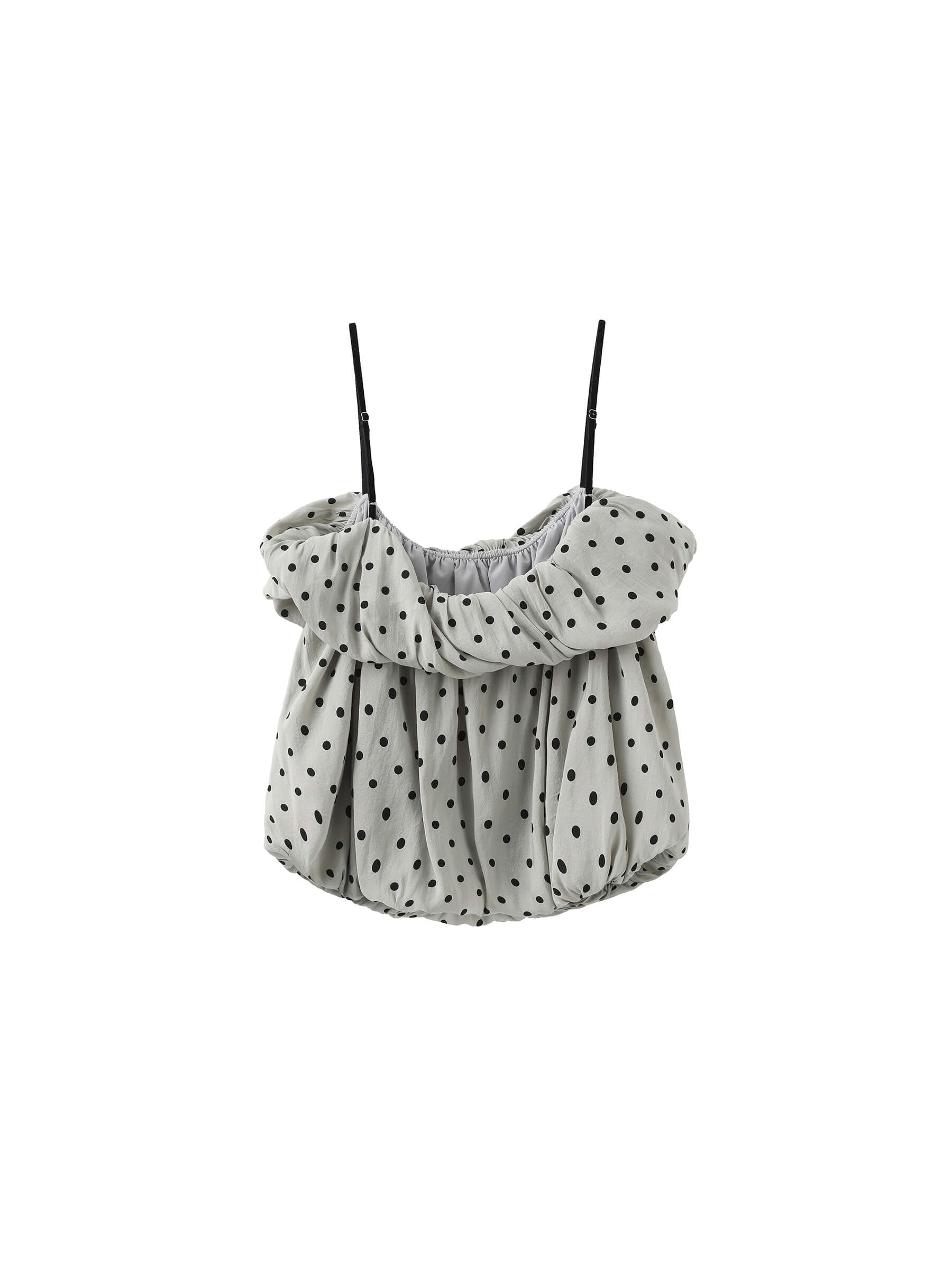 Polka Dots Print Cropped Cami Top-18