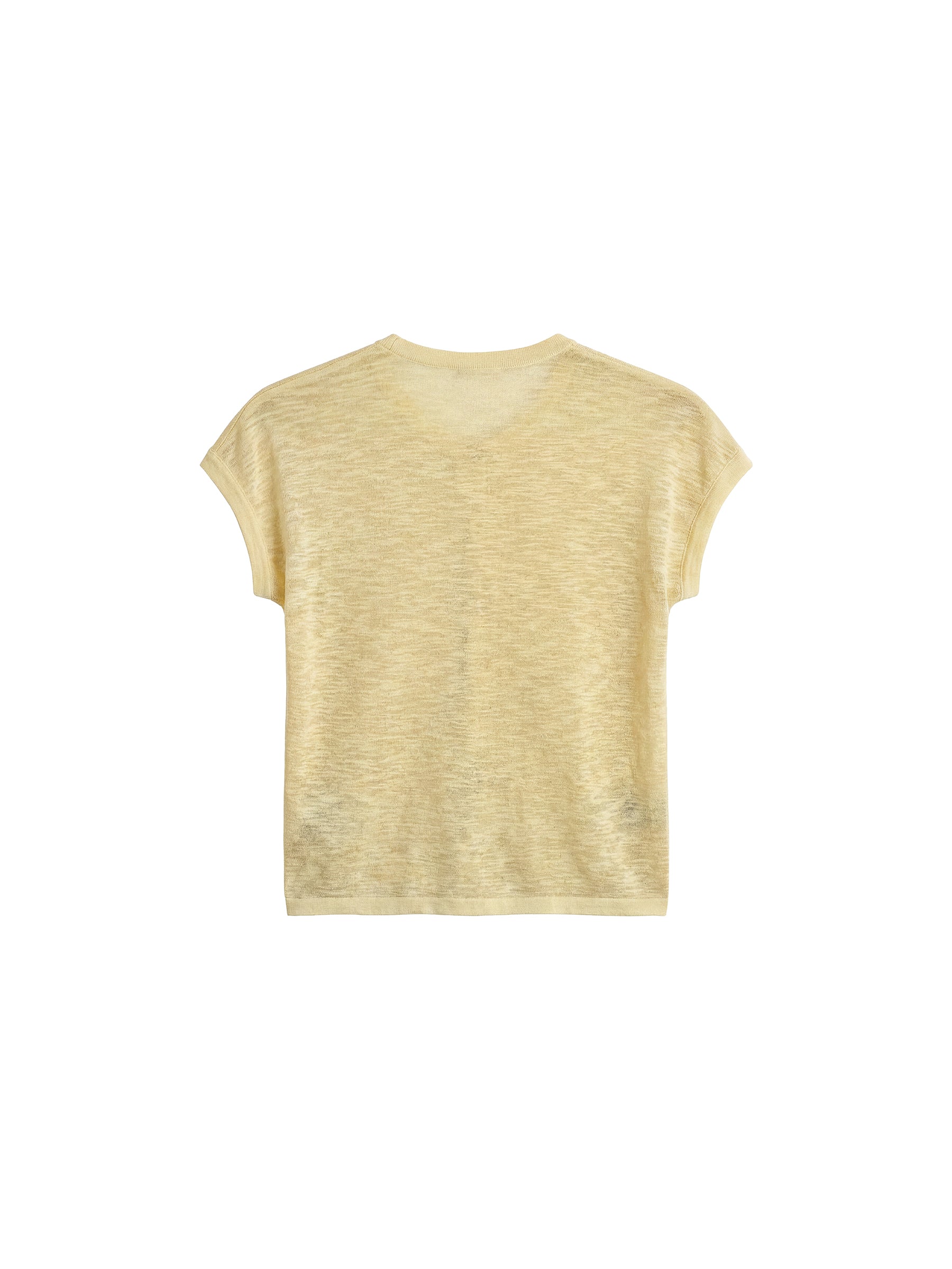 CUBIC Viscose Blend Short-Sleeve Sheer Cardigan-16