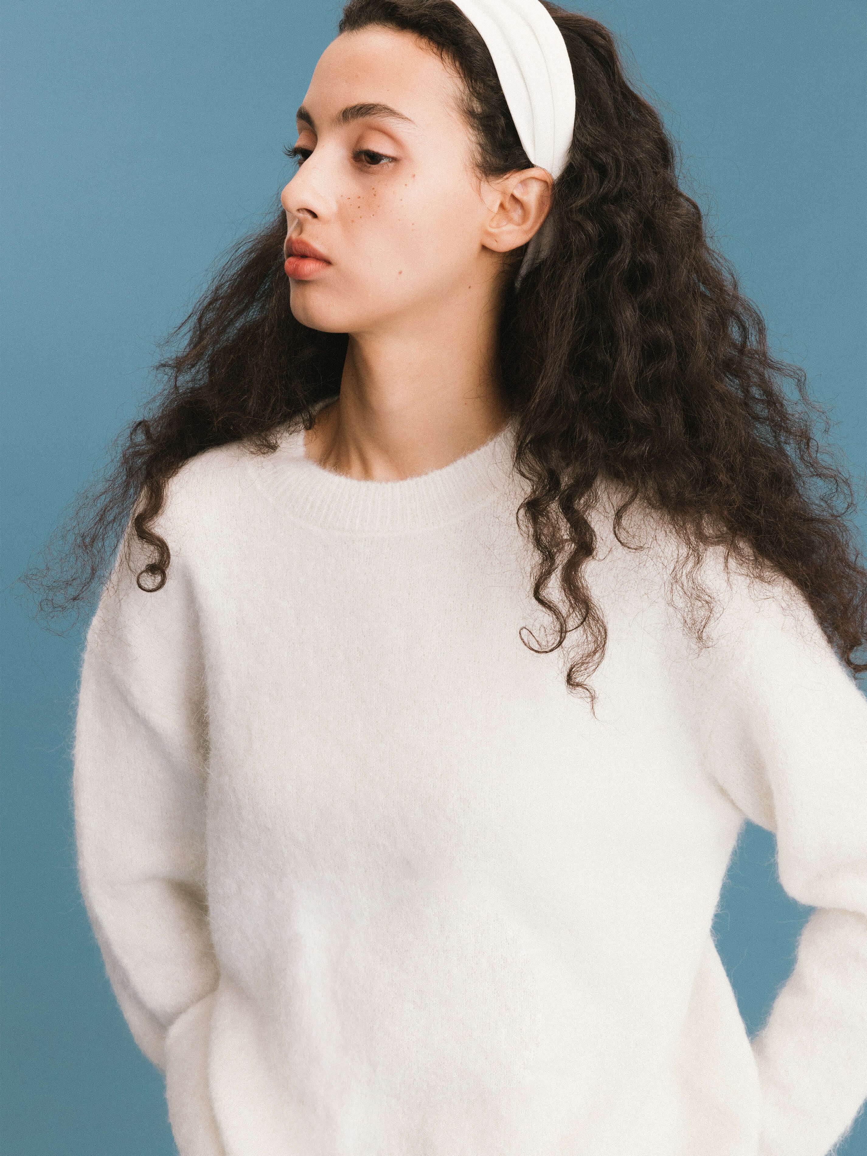 ONE BY CUBIC Brushed Alpaca Knitwear Jumper-18