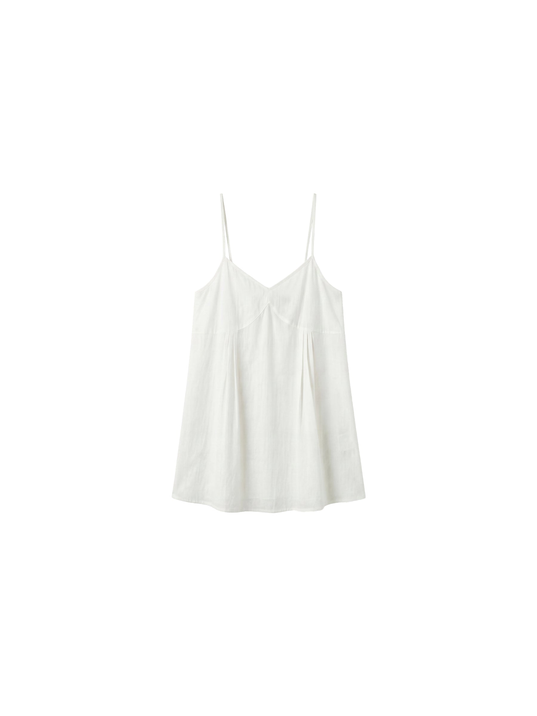 CUBIC Lyocell-Blend V-Neck Pleated Camisole-17