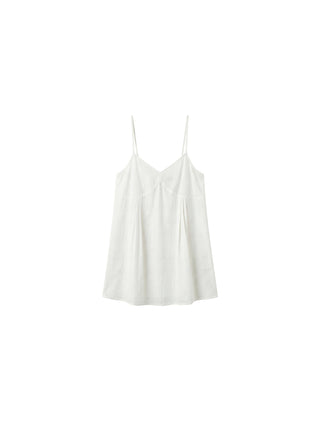 CUBIC Lyocell-Blend V-Neck Pleated Camisole