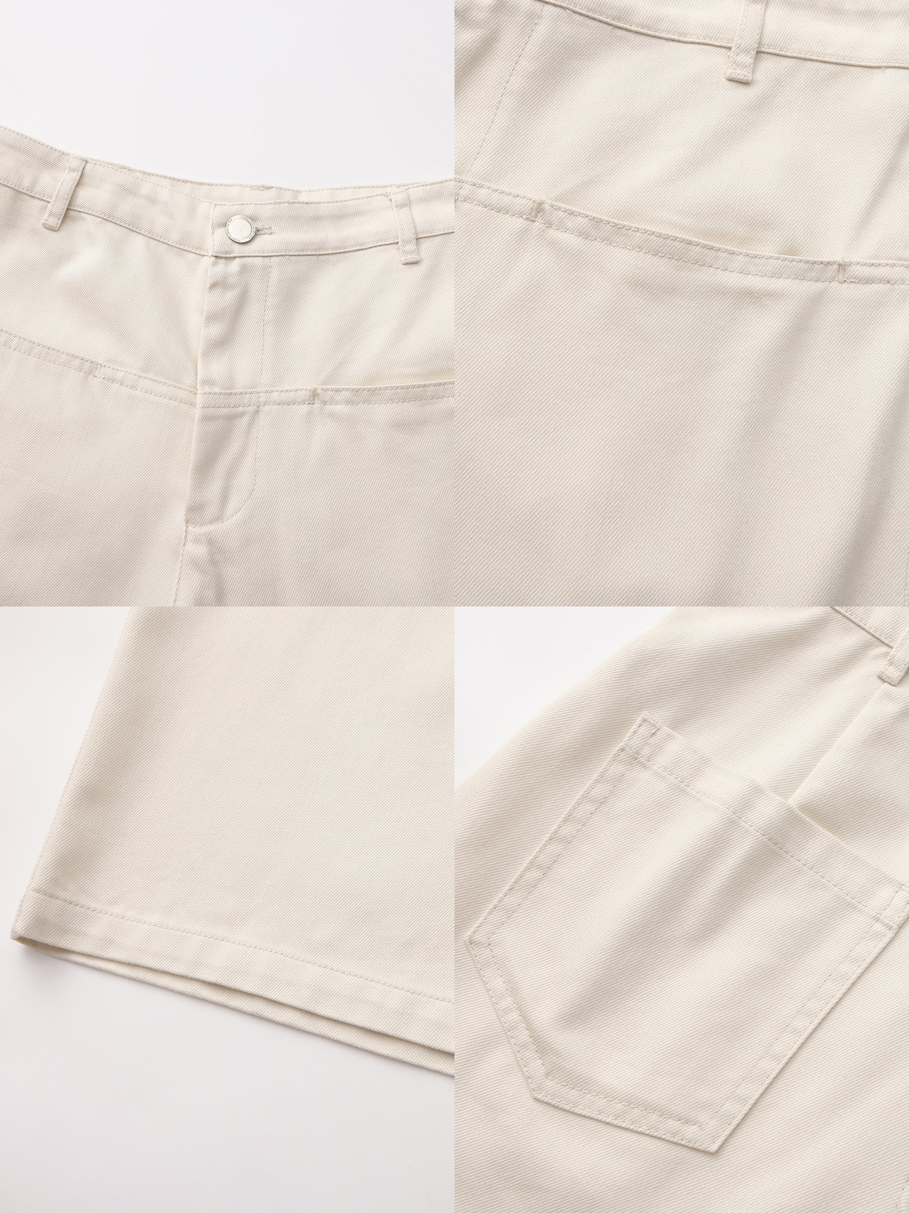 CUBIC Classic Straight Leg Casual Mid-Length Pants-17