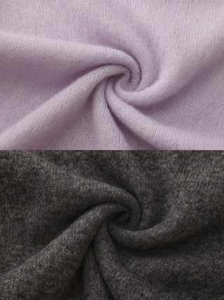 Crew Neck Slim-Fit Knitted Top