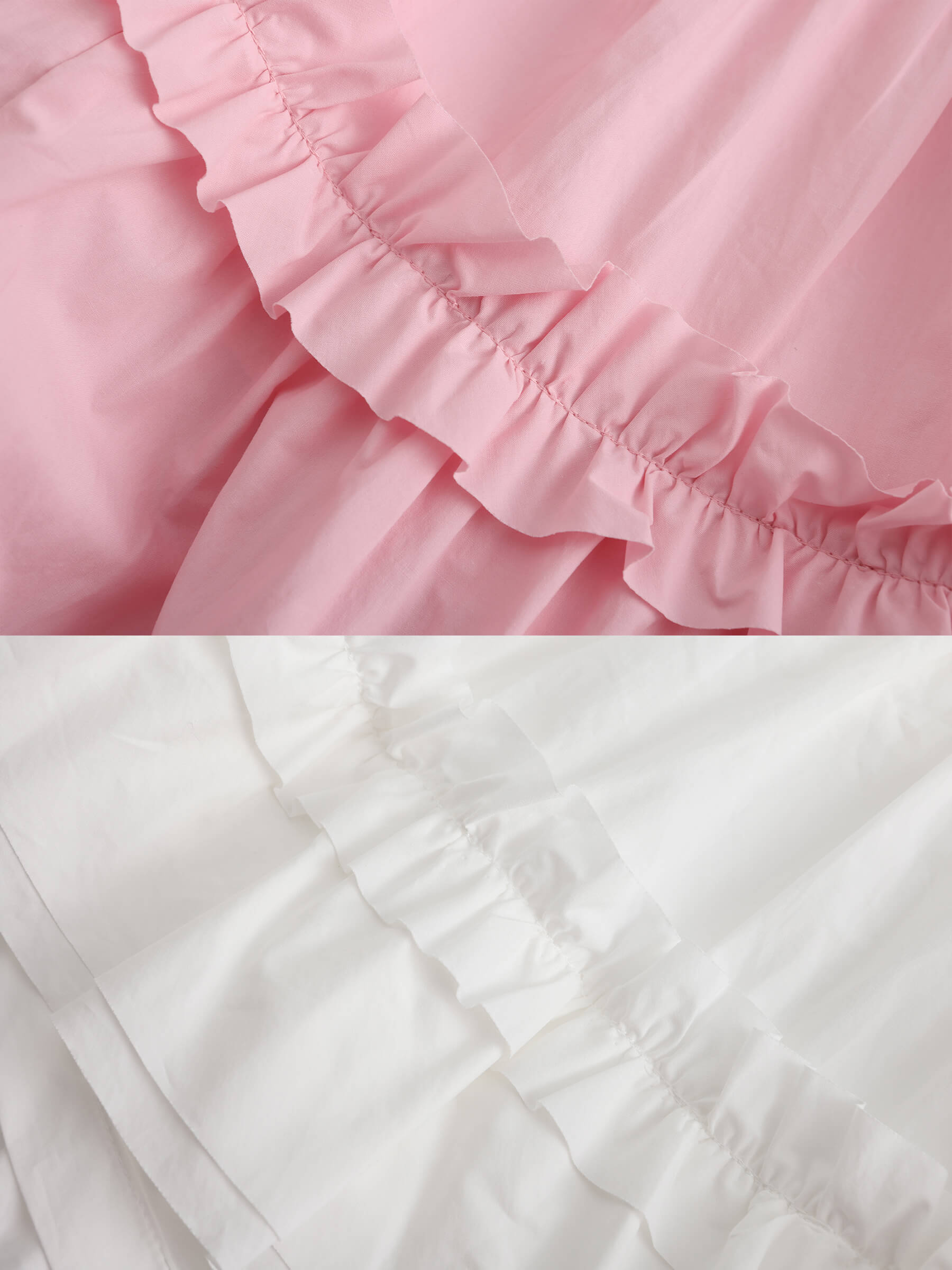 Pure Cotton Ruffle Cake Skirt-19