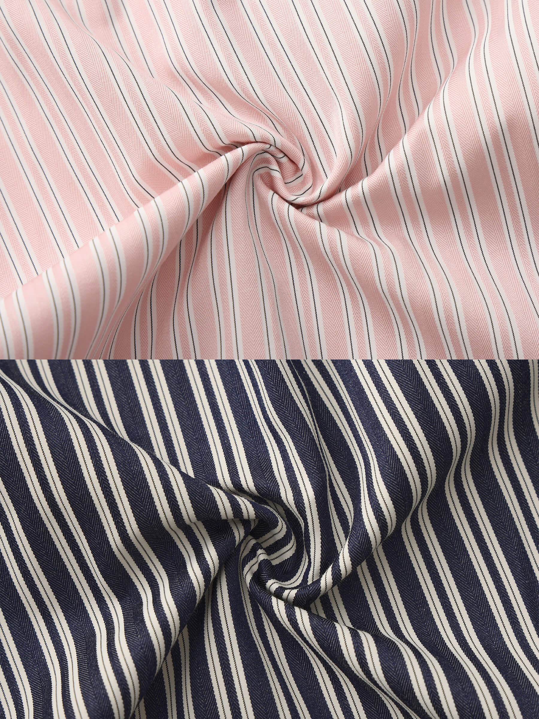 Pleated Striped Wide-Leg Trousers-21
