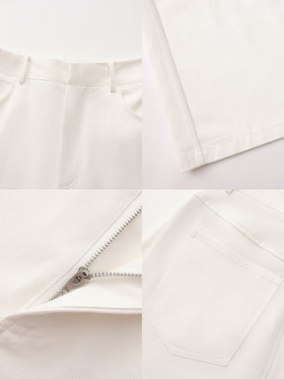 CUBIC Lyocell Straight Leg Casual Pants(Pre-order: 30days)