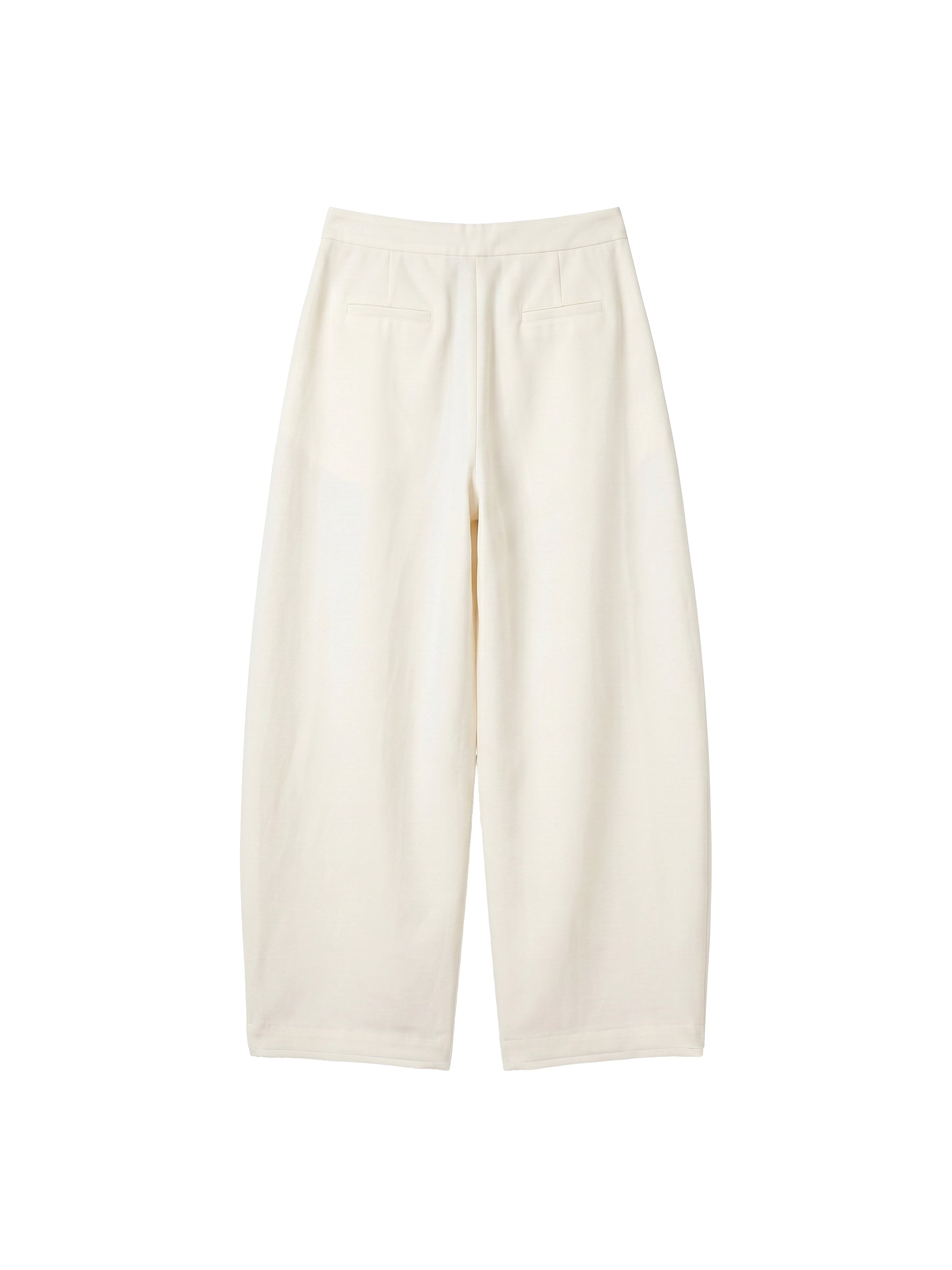 CUBIC Draped Wide Leg Trousers-16