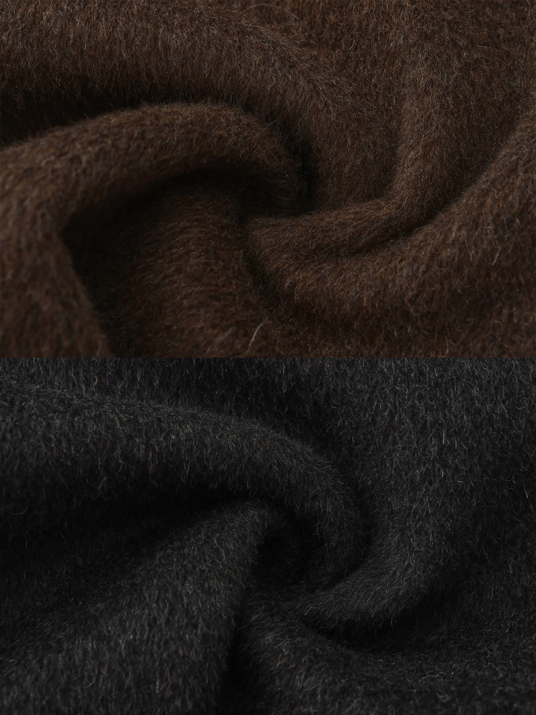 ONE BY CUBIC Straight Wool Blend Long Coat-21