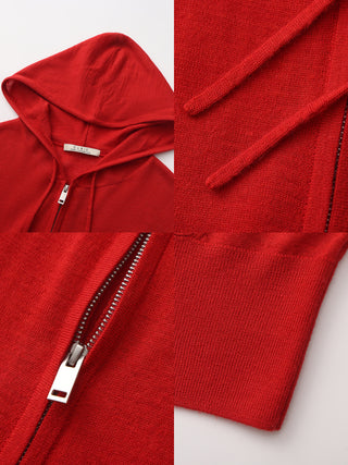 CUBIC Wool Zip-Up Hoodie